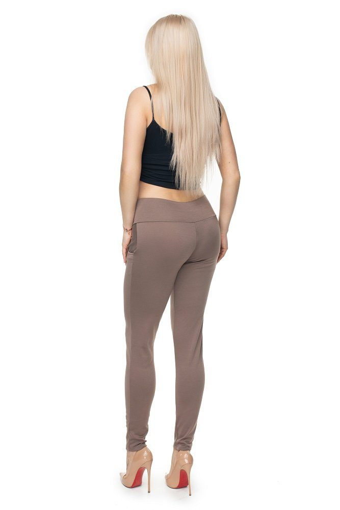 PeeKaBoo Schlupfhose Hose Freizeithose bequem cappuccino