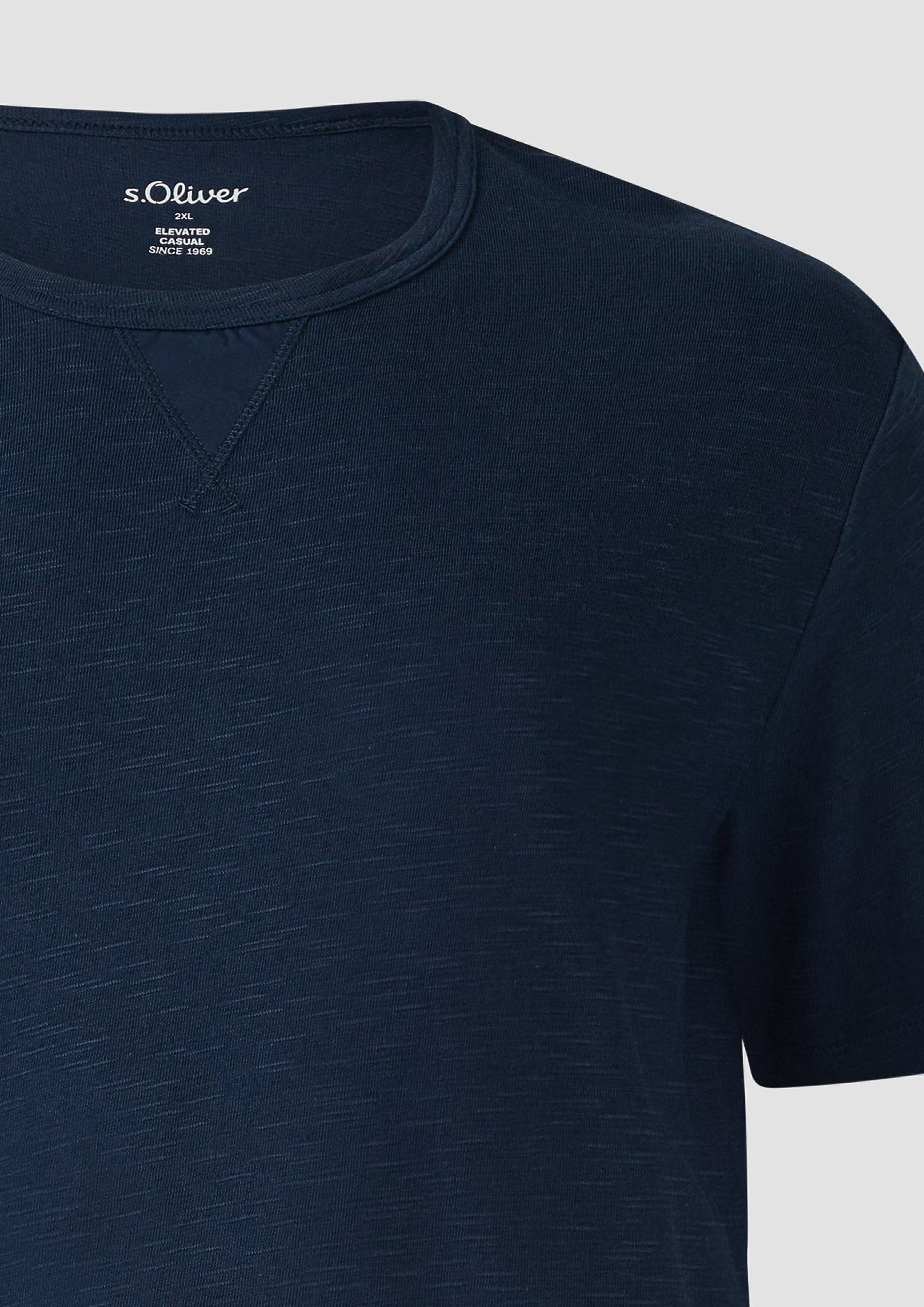 s.Oliver Kurzarmshirt T-Shirt aus Heavy Jersey günstig online kaufen