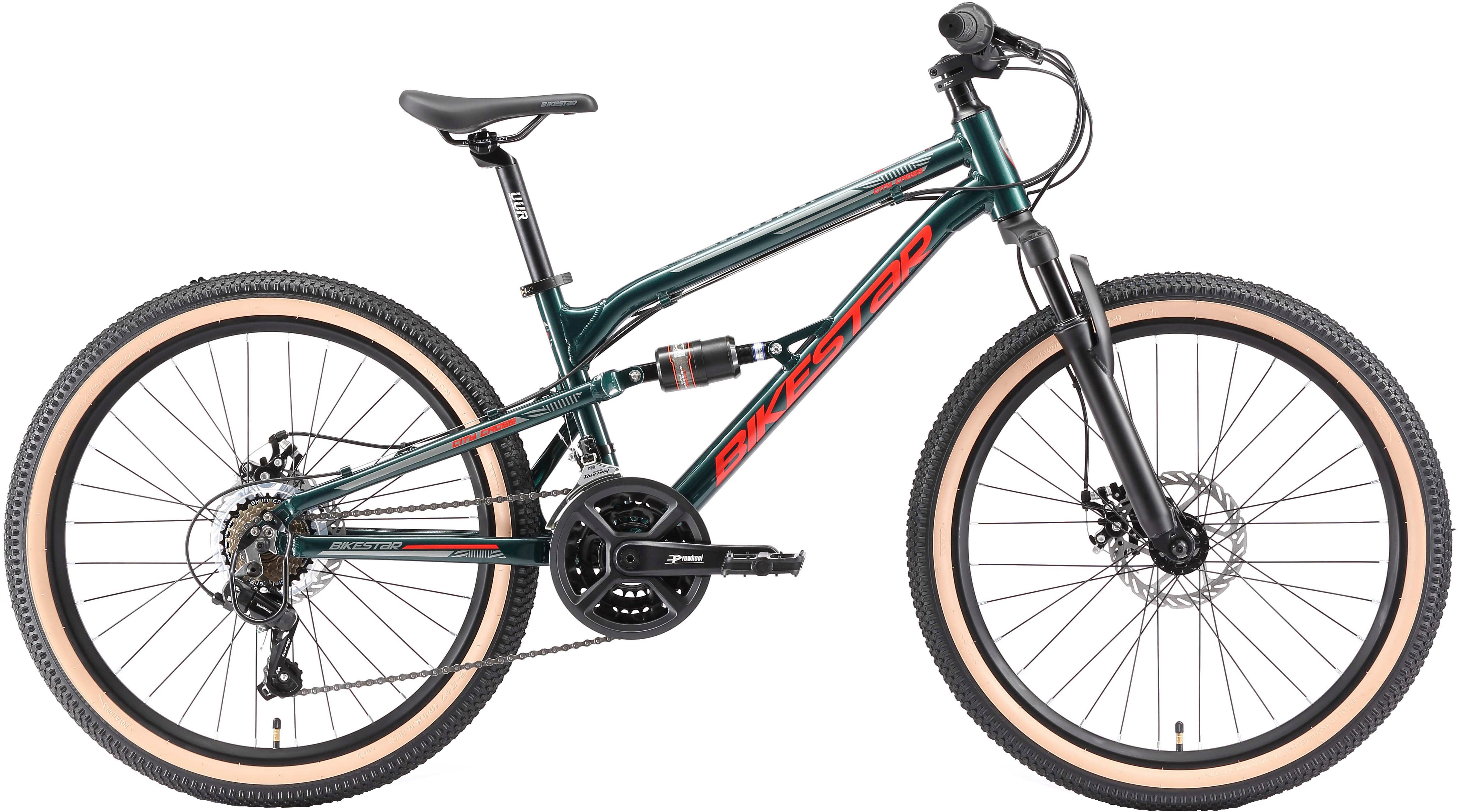Bikestar Jugendfahrrad, 21 Gang Shimano RD-TY21 Schaltwerk, Kettenschaltung