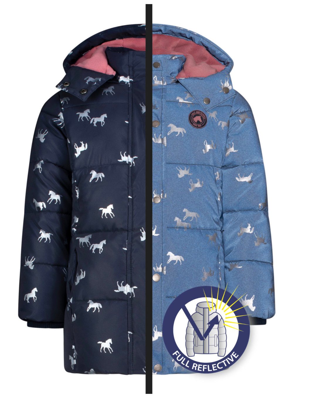 SALT AND PEPPER Winterjacke mit Pferd