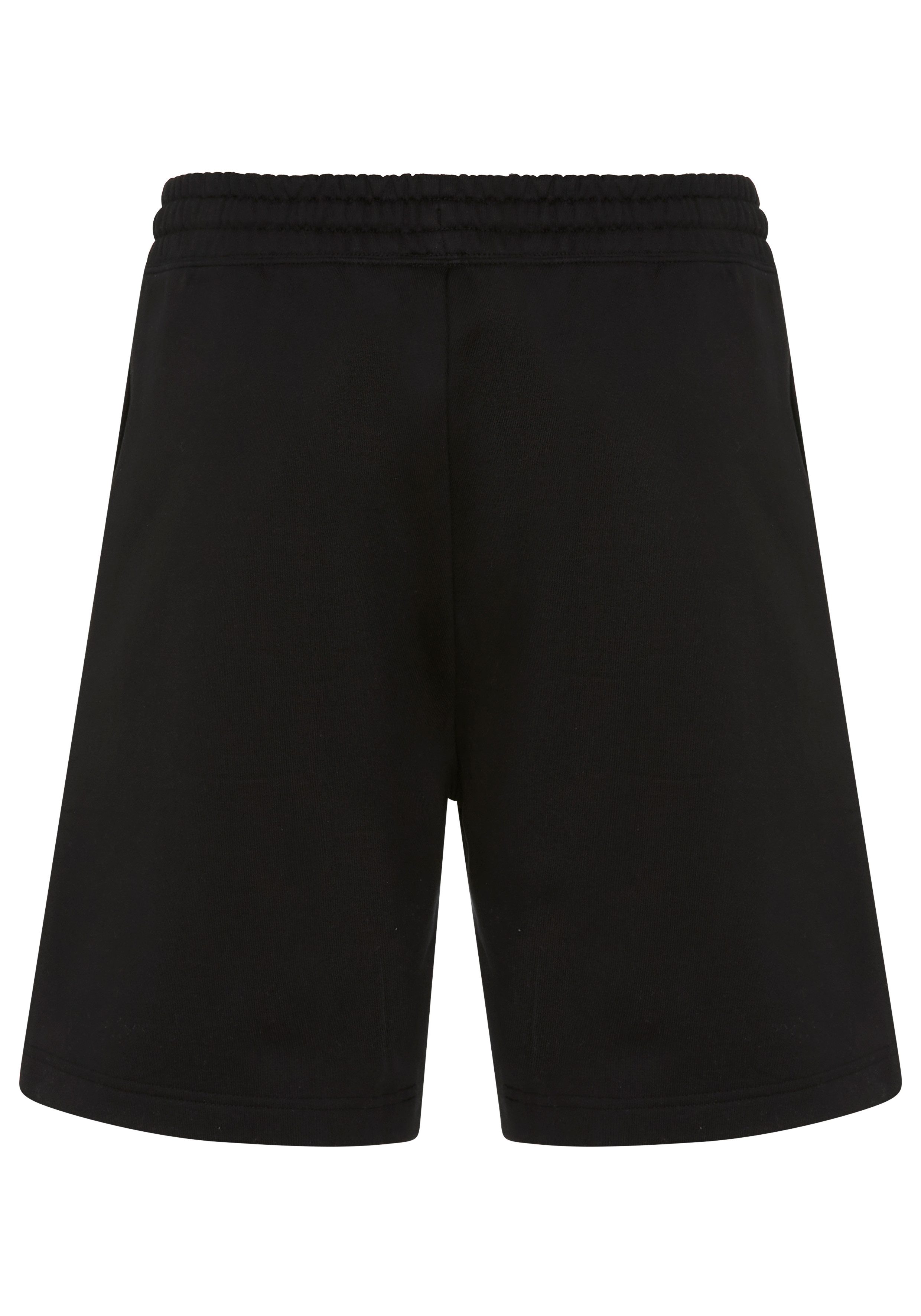 HUGO Sweatshorts Dinkoe elastischer Bund mit Kordel, Relaxed Fit, Logo-Druck