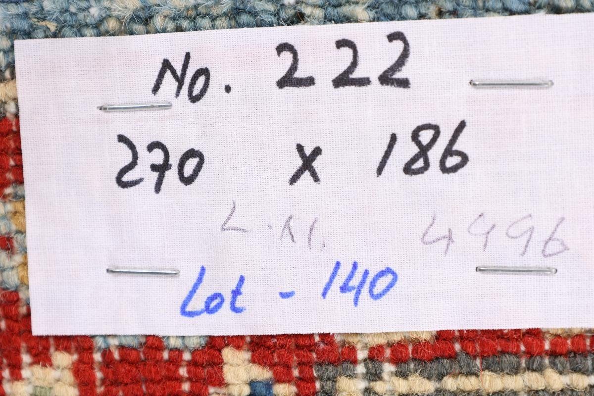 Orientteppich, Kazak Nain 5 rechteckig, Höhe: Handgeknüpfter Orientteppich mm Trading, 185x271