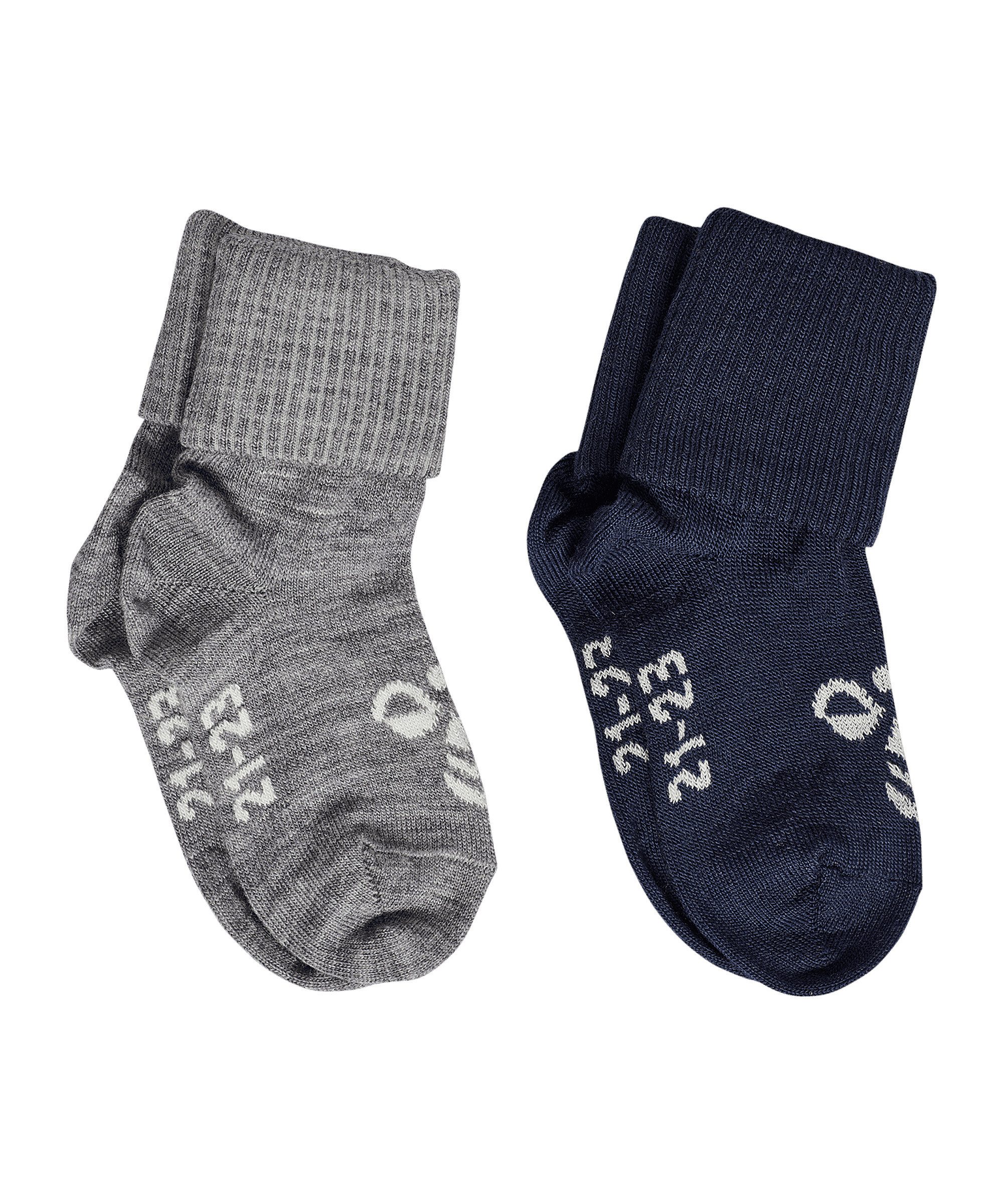 hummel Freizeitsocken Hummel Mini Wool 2-Pack Socken Kids Freizeitsocken Baumwolle