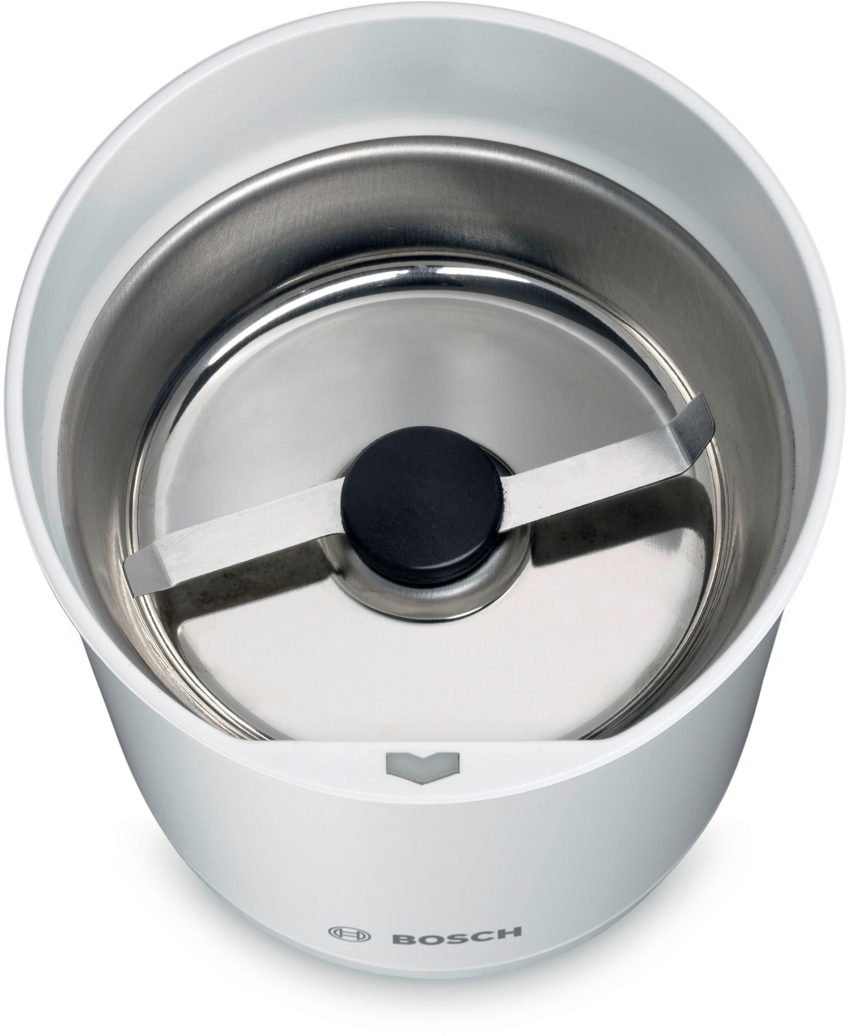 BOSCH Kaffeemühle TSM6A011W, 180 W, Schlagmesser, 75 g Bohnenbehälter