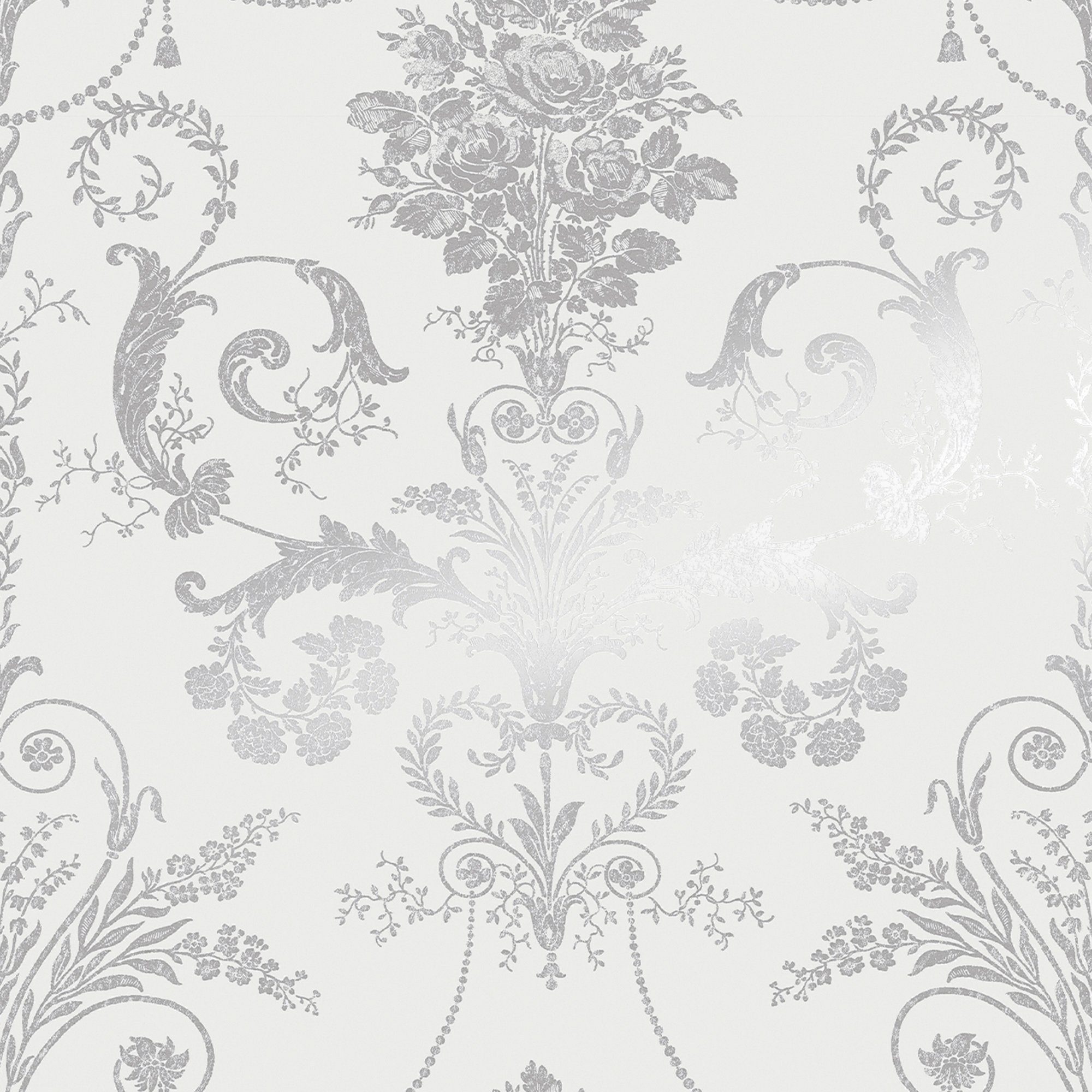 LAURA ASHLEY Vliestapete Josette, gemustert, FSC® zertifiziert, mit lebhaftem Druck, 10 Meter Länge