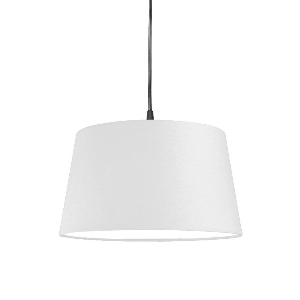 Qazqa Pendelleuchte Hanglamp, ohne Leuchtmittel, E27, Weiß, Modern, Kunstst günstig online kaufen