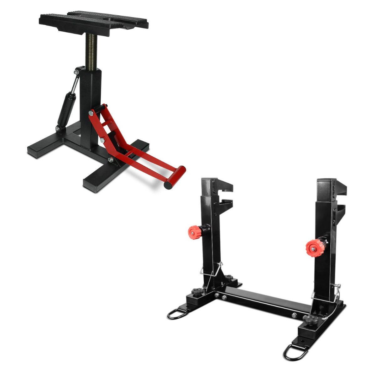 ConStands Motorradheber Set Motocross Ständer + Motocross-Enduro Transportständer S1