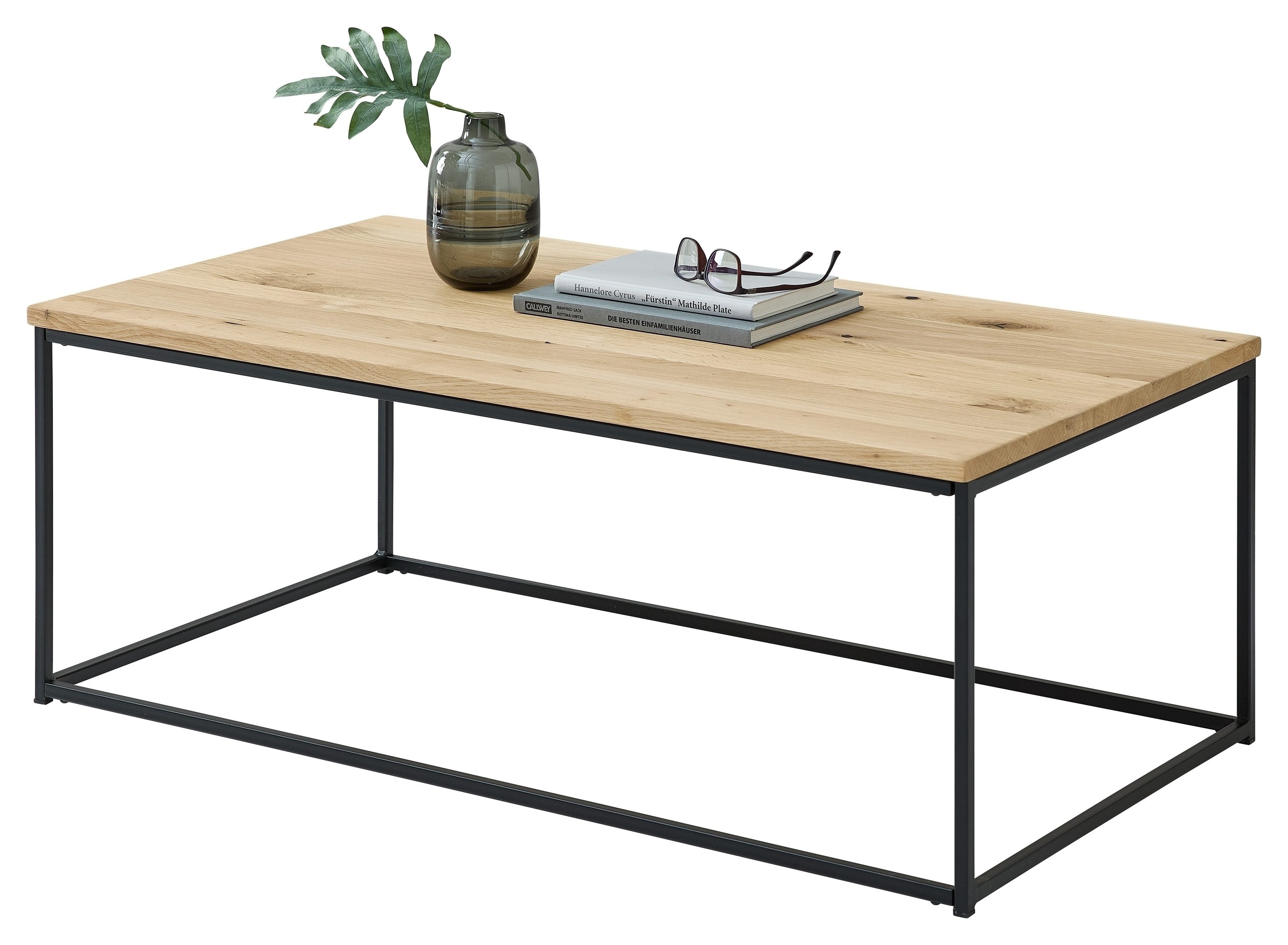 freiraum Couchtisch Thor, in Eiche, Eiche massiv - 110x40x60cm (BxHxT)