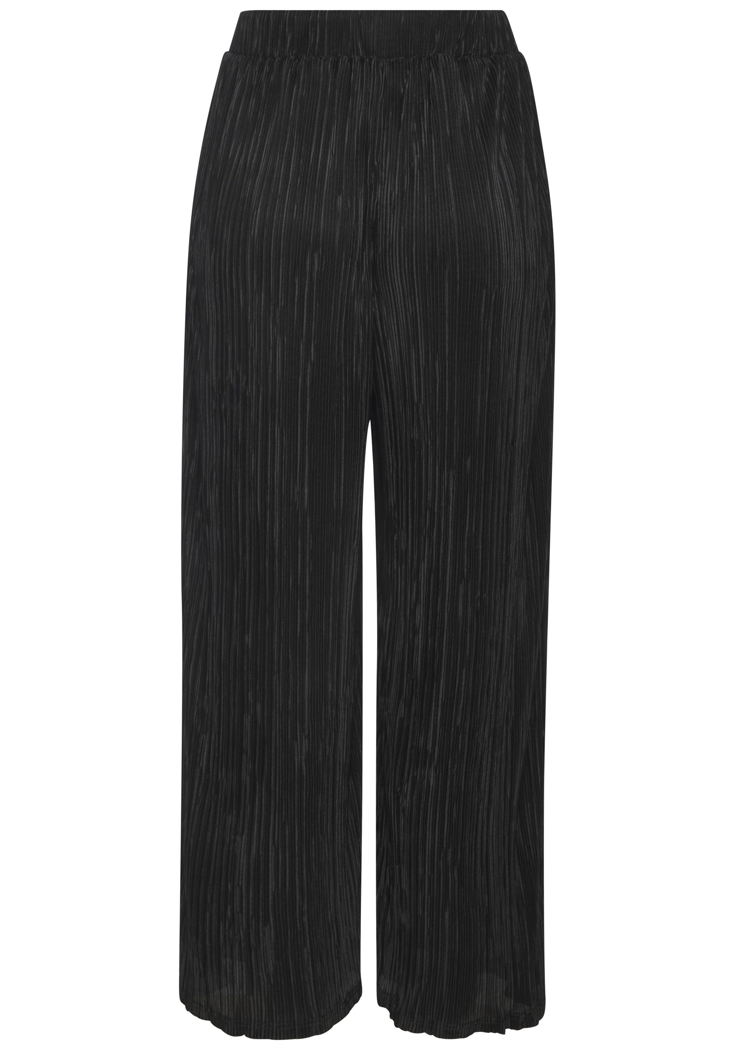 LASCANA Schlupfhose aus leicht plissierter Ware