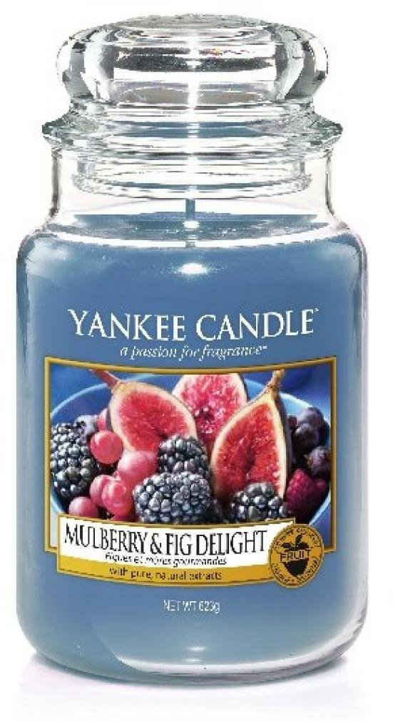 Yankee Candle Duftkerze »Yankee Candle Mulberry & Fig Delight Duftkerze 623 g« (Packung)