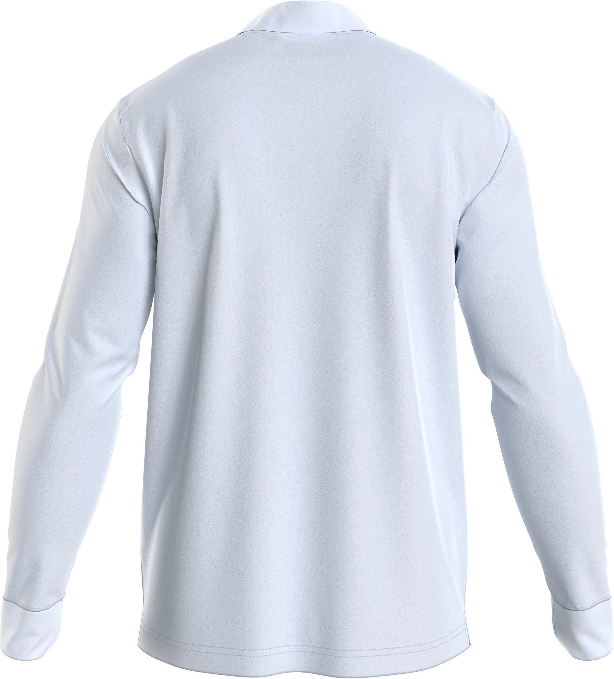 Logoschriftzug BT-STRETCH Klein LS White POLO Big&Tall PIQUE Calvin Bright Langarmshirt mit