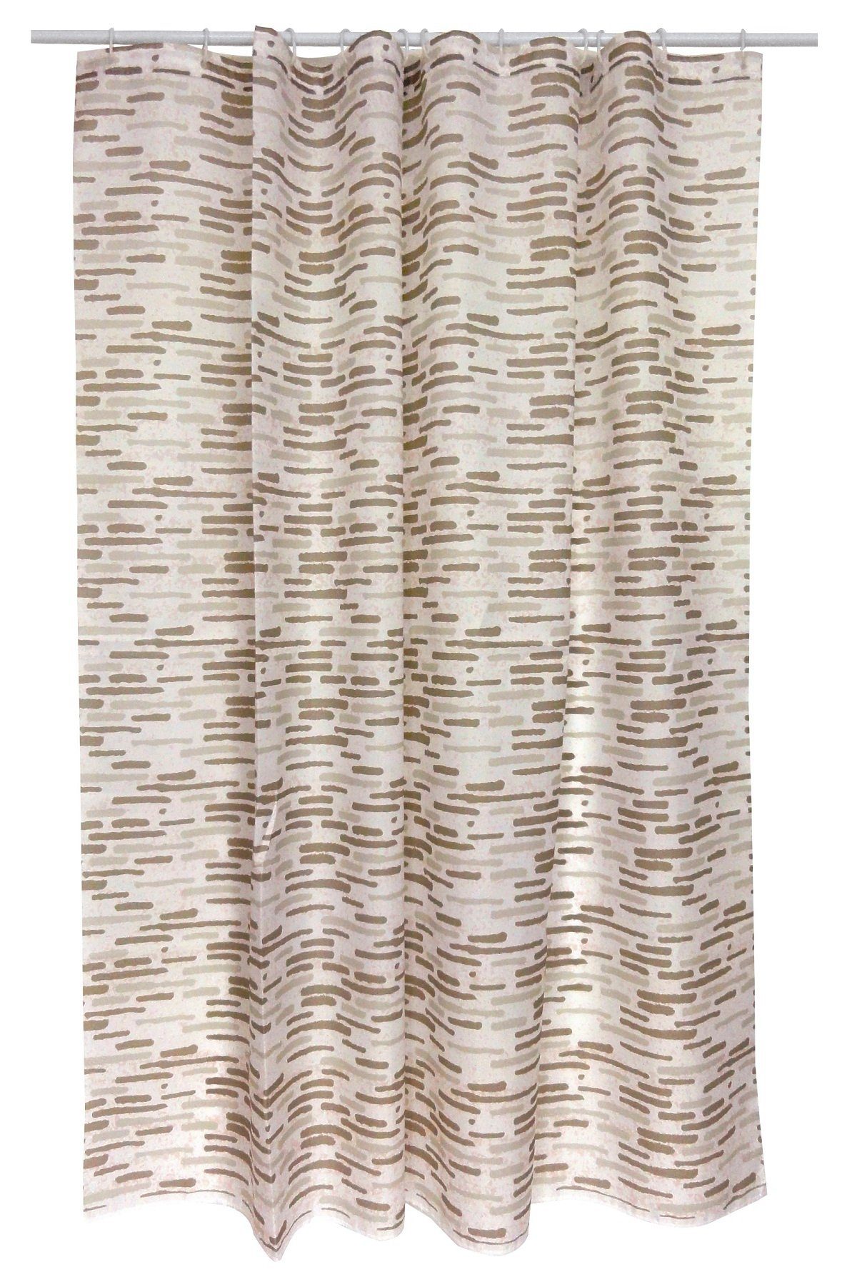 MSV Duschvorhang Cotexsa BRIQUE Breite 180 cm, Textil-Duschvorhang, Made in günstig online kaufen