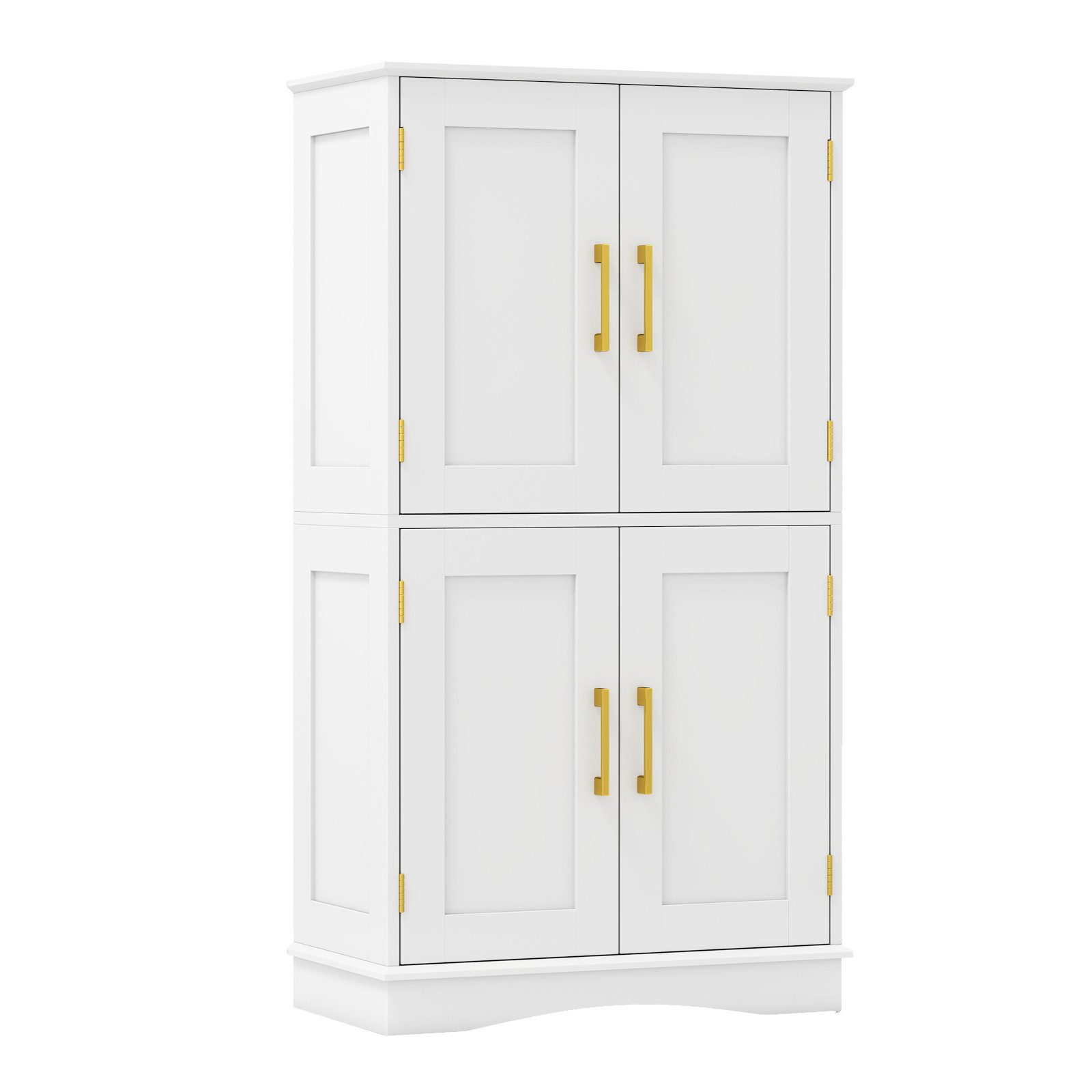 COSTWAY Küchenbuffet Vorratsschrank Küche mit verstellbarem Regal, Holz 110 günstig online kaufen