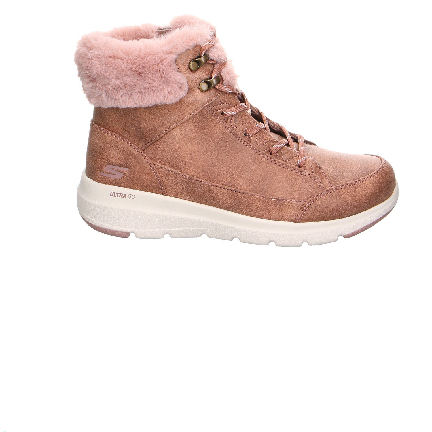 Skechers Skechers Glacial Ultra Synthetik Schnürstiefelette blau Stiefelette