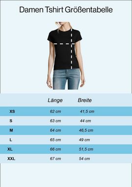 Youth Designz Print-Shirt Batterie Bremst Damen T-Shirt mit lustigen Logo für Damen