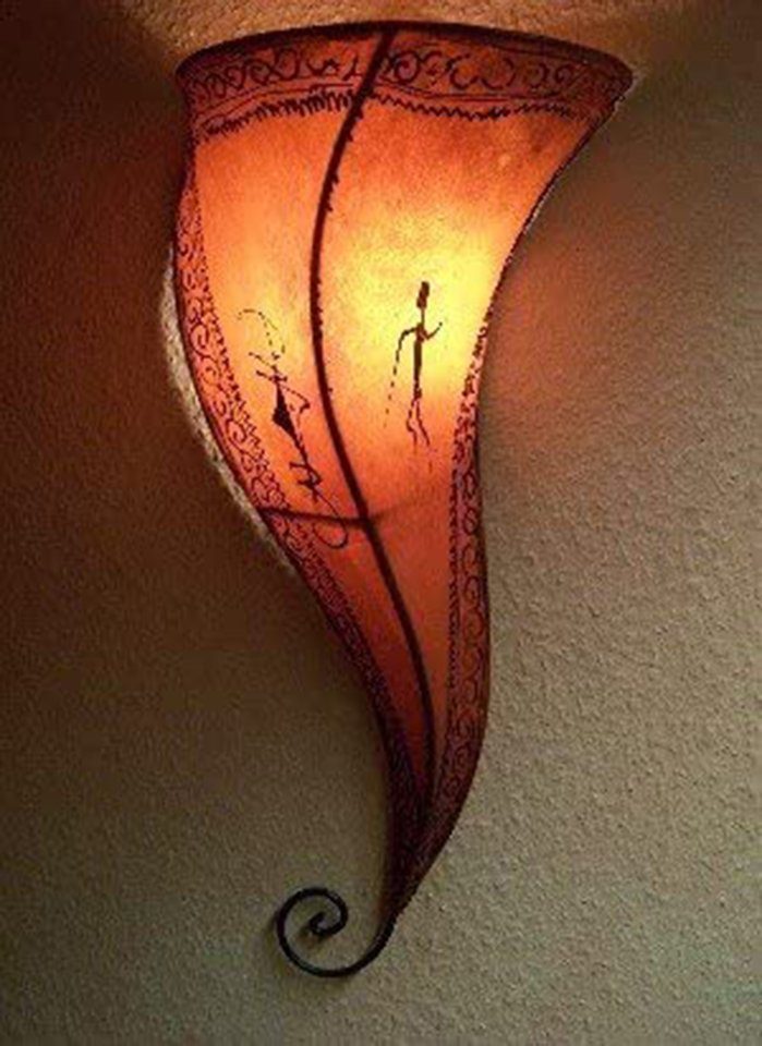 Marrakesch Orient & Mediterran Interior Wandleuchte Marokkanische Wandlampe Suma Orange