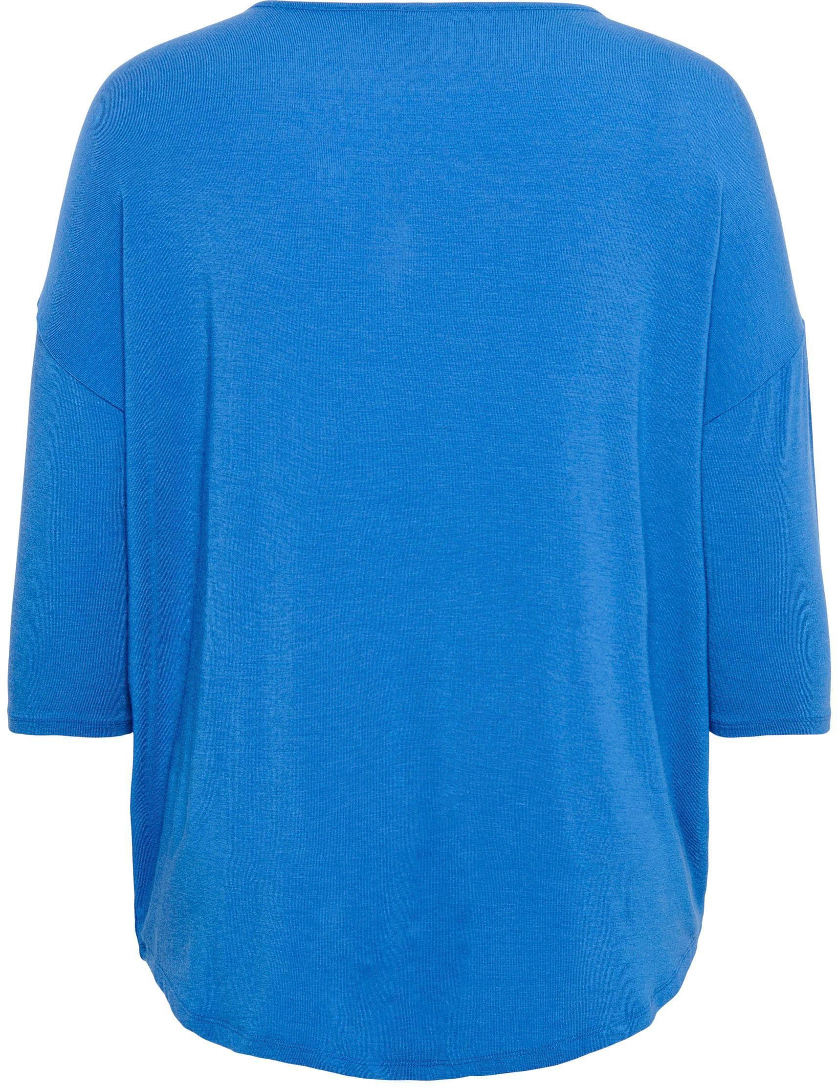 Blue JRS 3/4-Arm-Shirt CARMAKOMA ONLY NOOS CARLAMOUR Strong 3/4 TOP