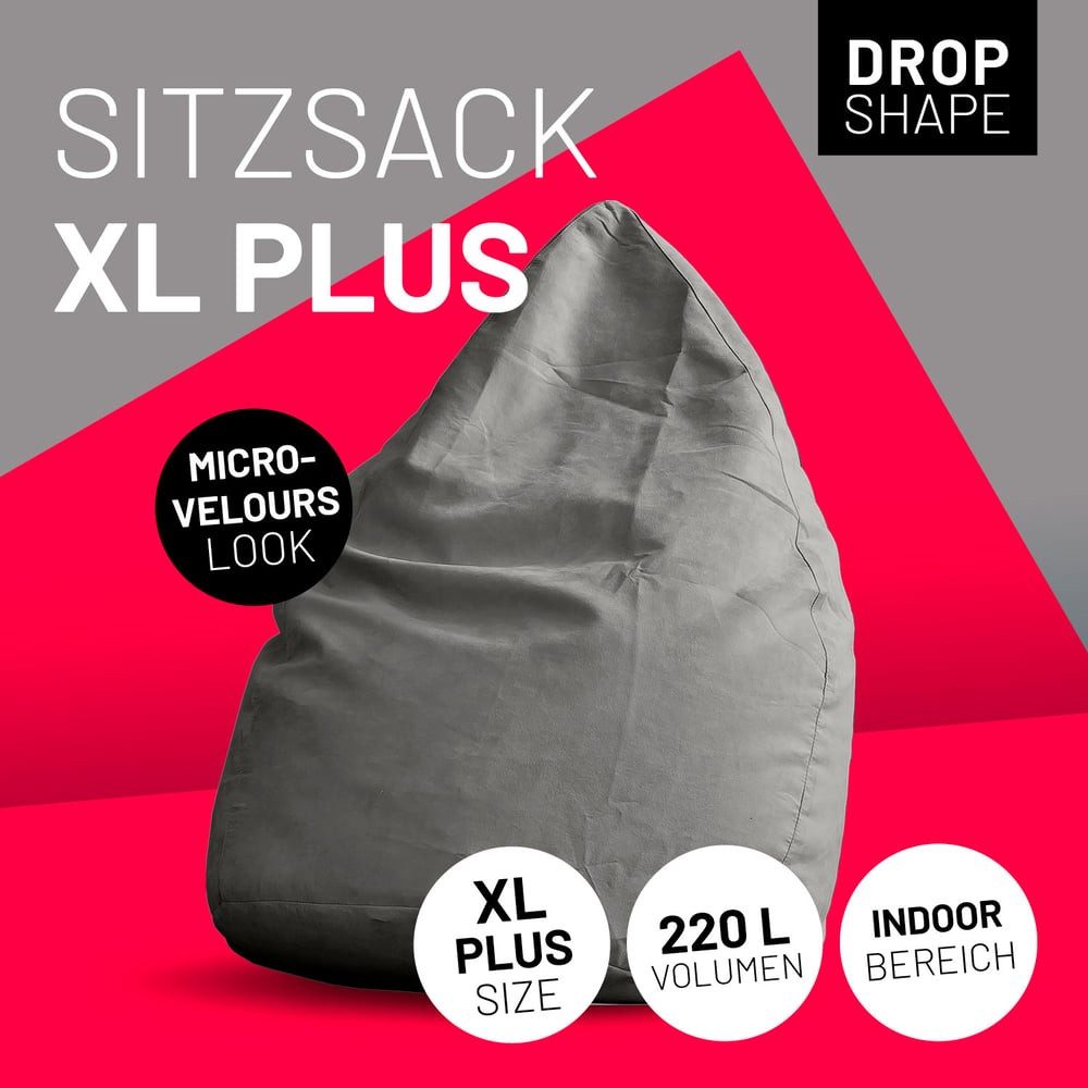 Lumaland Sitzsack Luxury XL PLUS Sitzsack günstig online kaufen