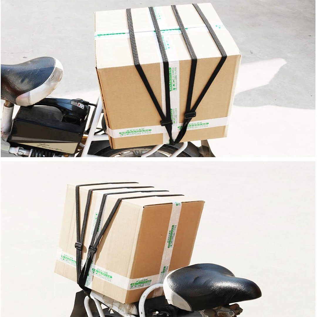 Fahrrad Spanngurt 2 Bungee (2-St) Stück Zurrgurt SOTOR mit Gepäckträger Spanngurt Verstellbarer Spanngurte Haken für Spanngurt,Gepäckgurt,Zurrgurt,Motorradgepäck