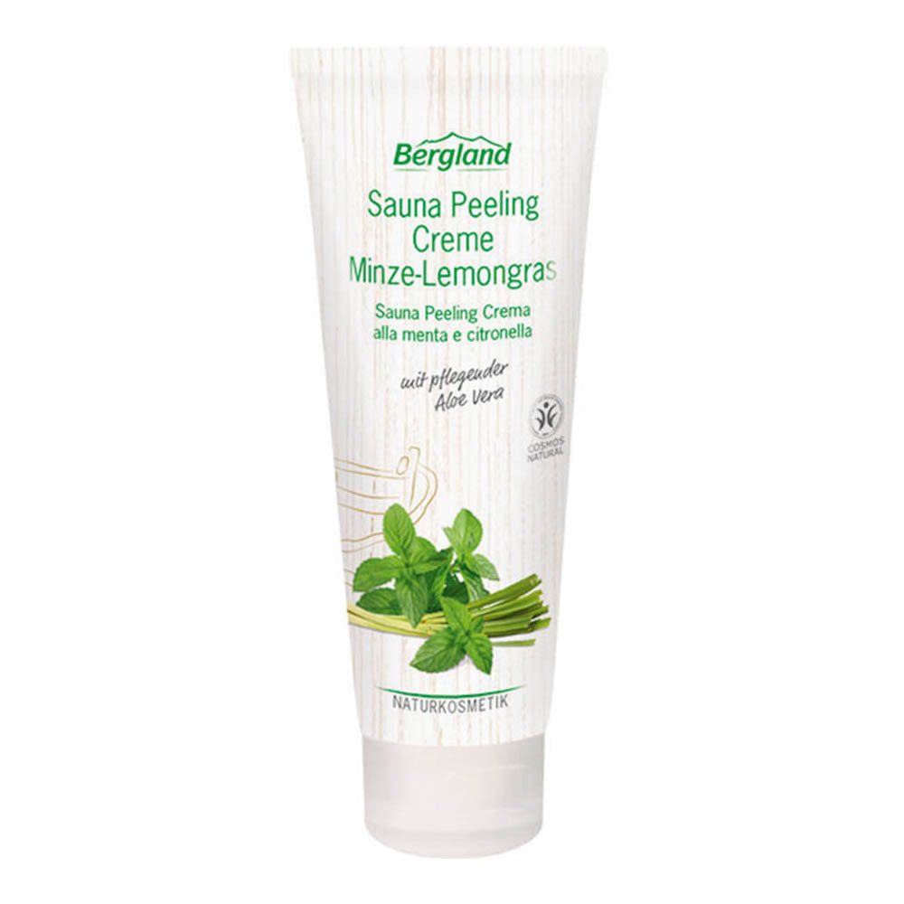 Bergland-Pharma GmbH & Co. KG Körperpeeling Sauna Peeling Creme - Minze-Lemongras 100ml