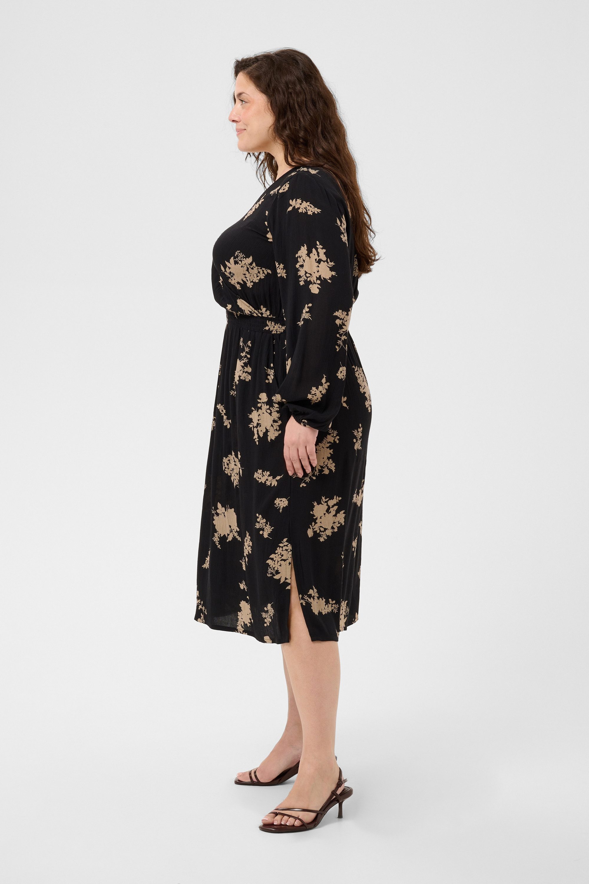 KAFFE Curve Blusenkleid Kleid KCjenna Große Größen
