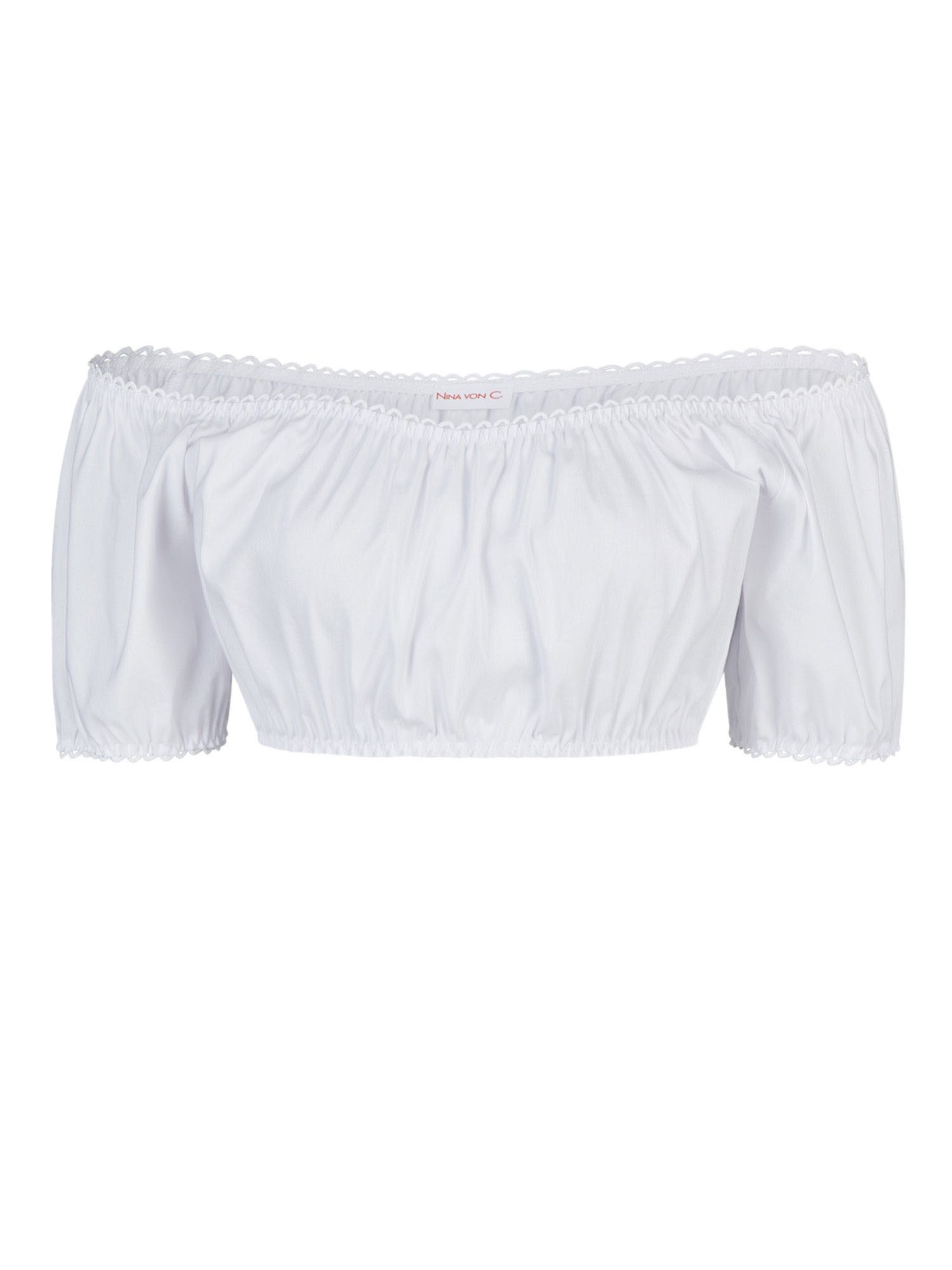 Nina Von C. Dirndlbluse Dirndl-Bluse Schulterfrei Carmen (Stück, 1-tlg)