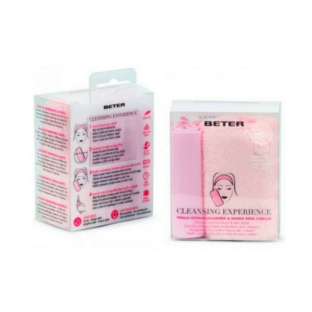 Beter Hair Towel & Cleansing Make-up-Entferner Remover Beter Band Experience Makeup Set