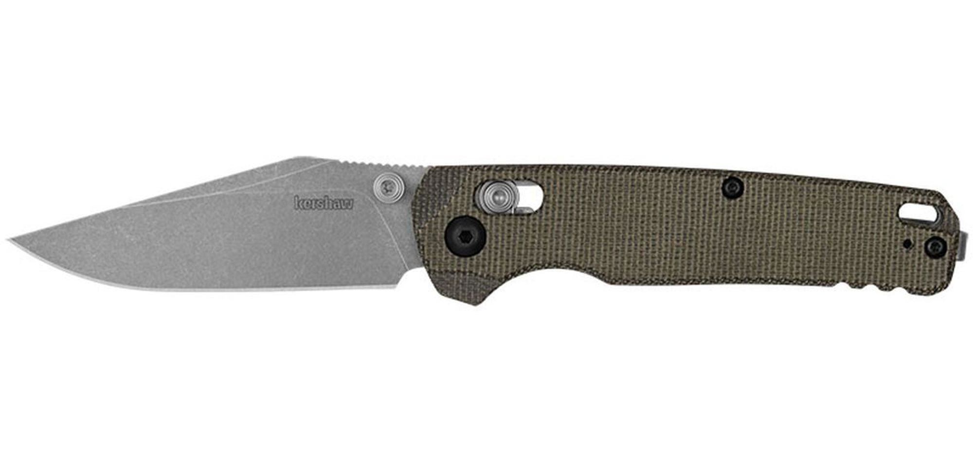 Taschenmesser Kershaw Bel Air Clip Point MagnaCut OD Micarta KW-6106