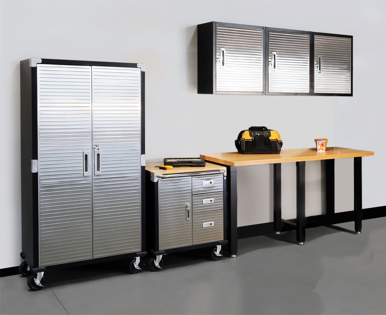 Primaster Werkzeugschrank Primaster Metallschrank 183 x 90 x 46 cm bis 250