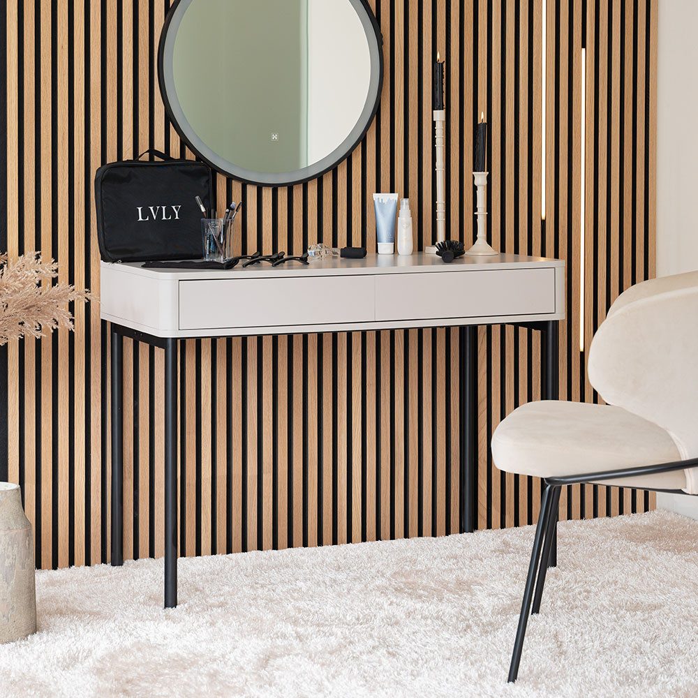 HOME DELUXE Schminktisch PAOLA - 100 x 45 x 74,5 cm, mit Soft-Close-Schubla günstig online kaufen