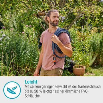 GARDENA Gartenschlauch Textilschlauch Liano™ Xtreme 20m, 13 mm (1/2), robust, inkl. Anschlüssen