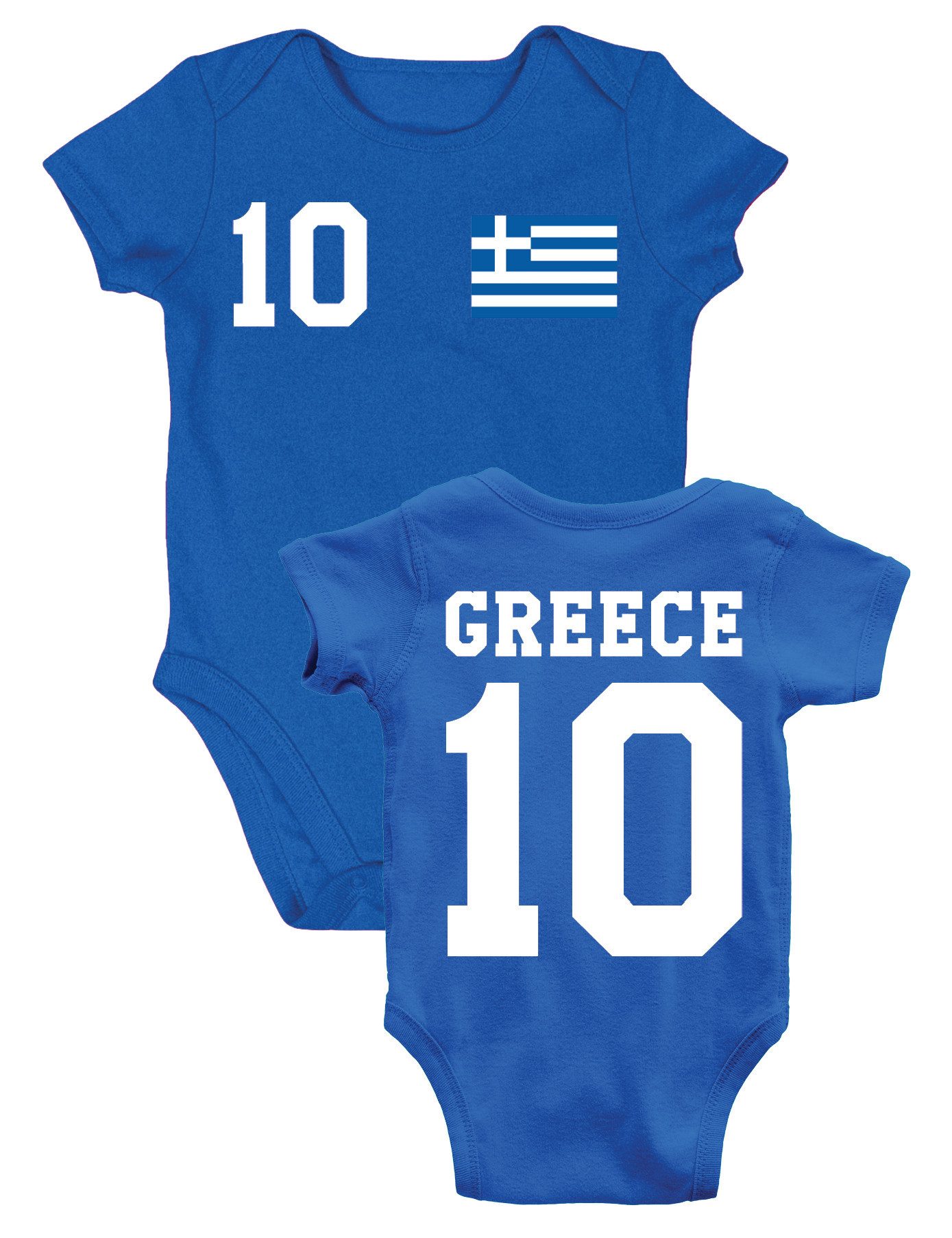 Kurzarmbody Griechenland Kinder Baby Body Strampler