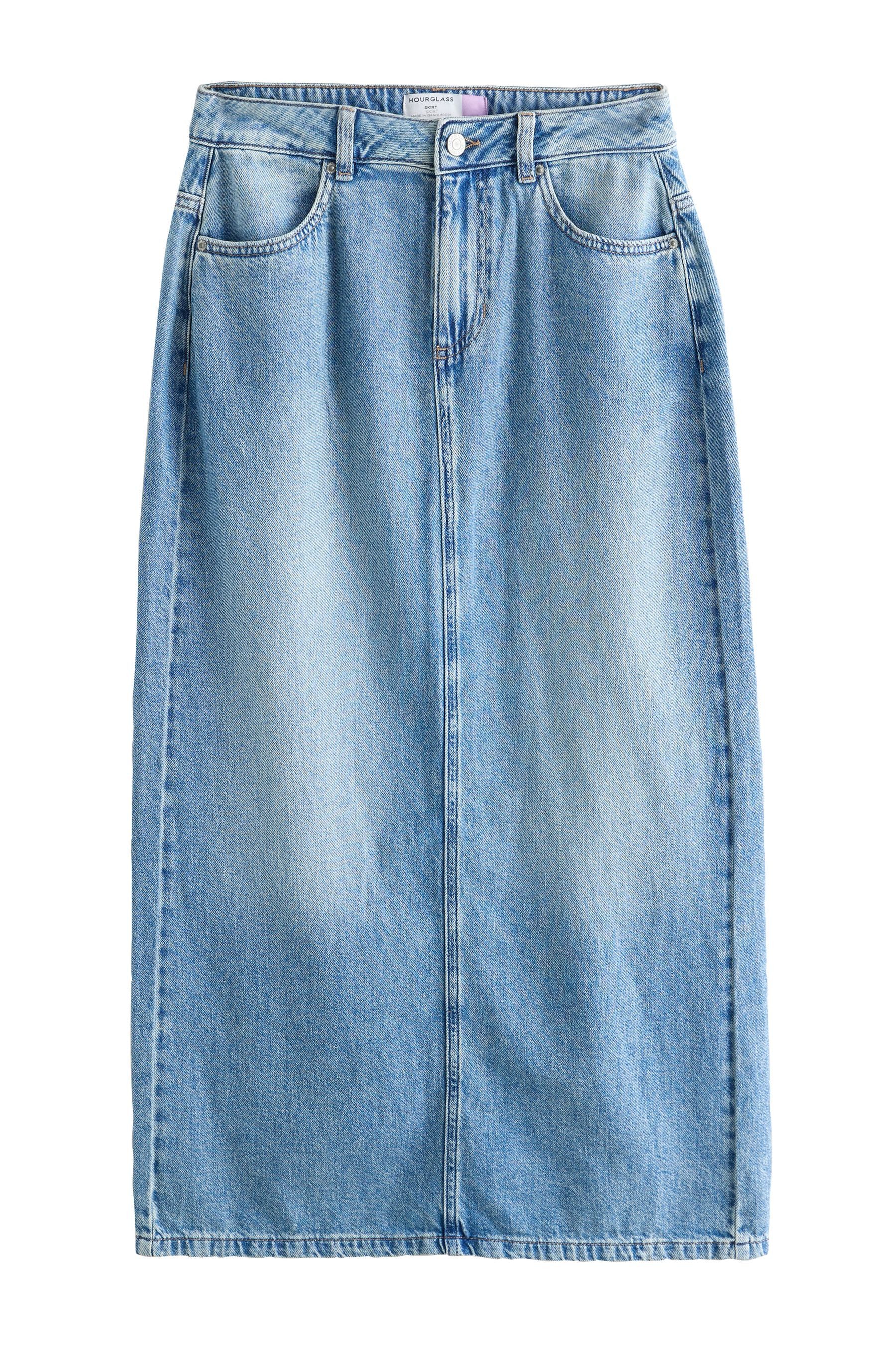 Next Maxirock Gestufter Sanduhr Denim-Maxirock (1-tlg)