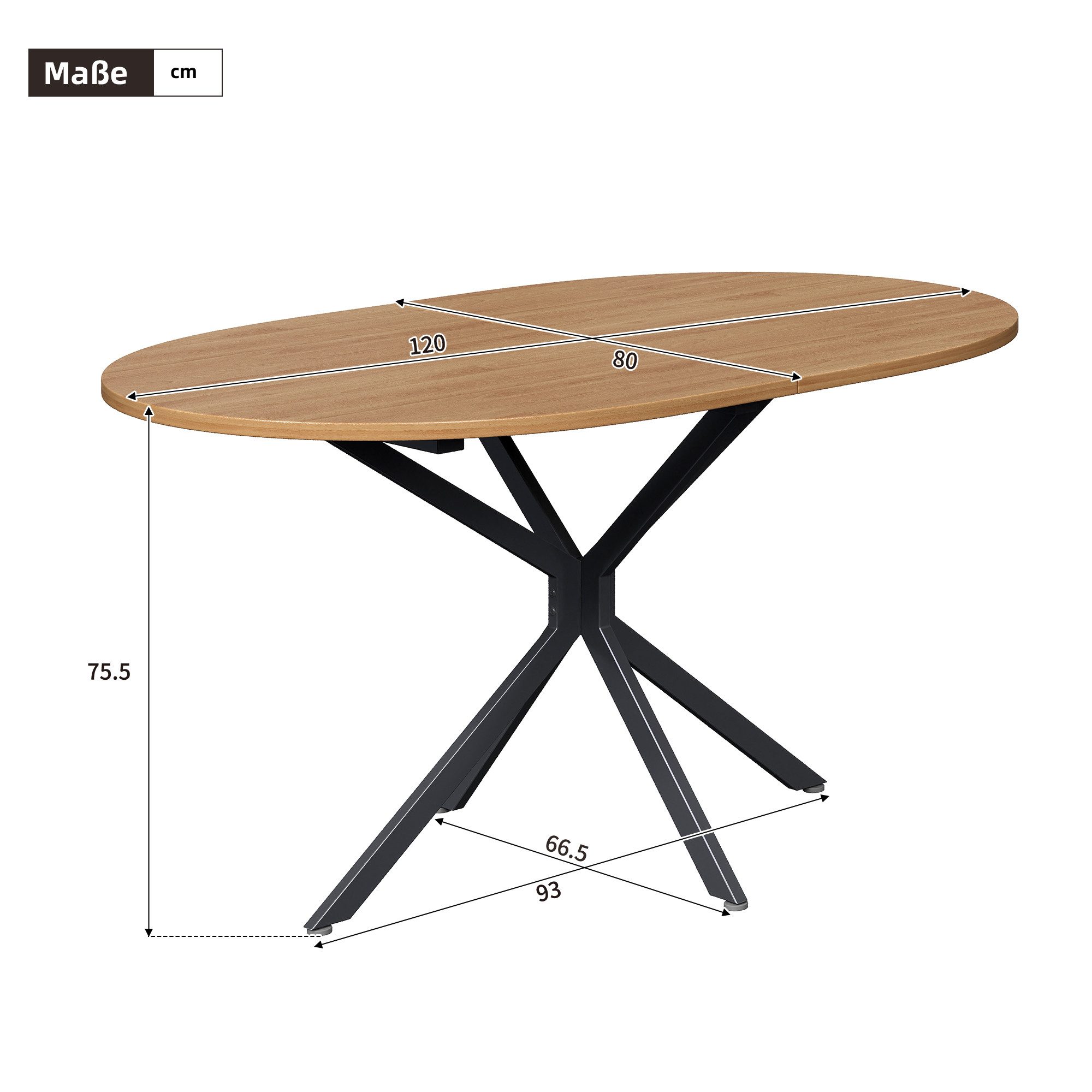 Ulife Esstisch moderner Esstisch, stabiler Esstisch, günstig online kaufen