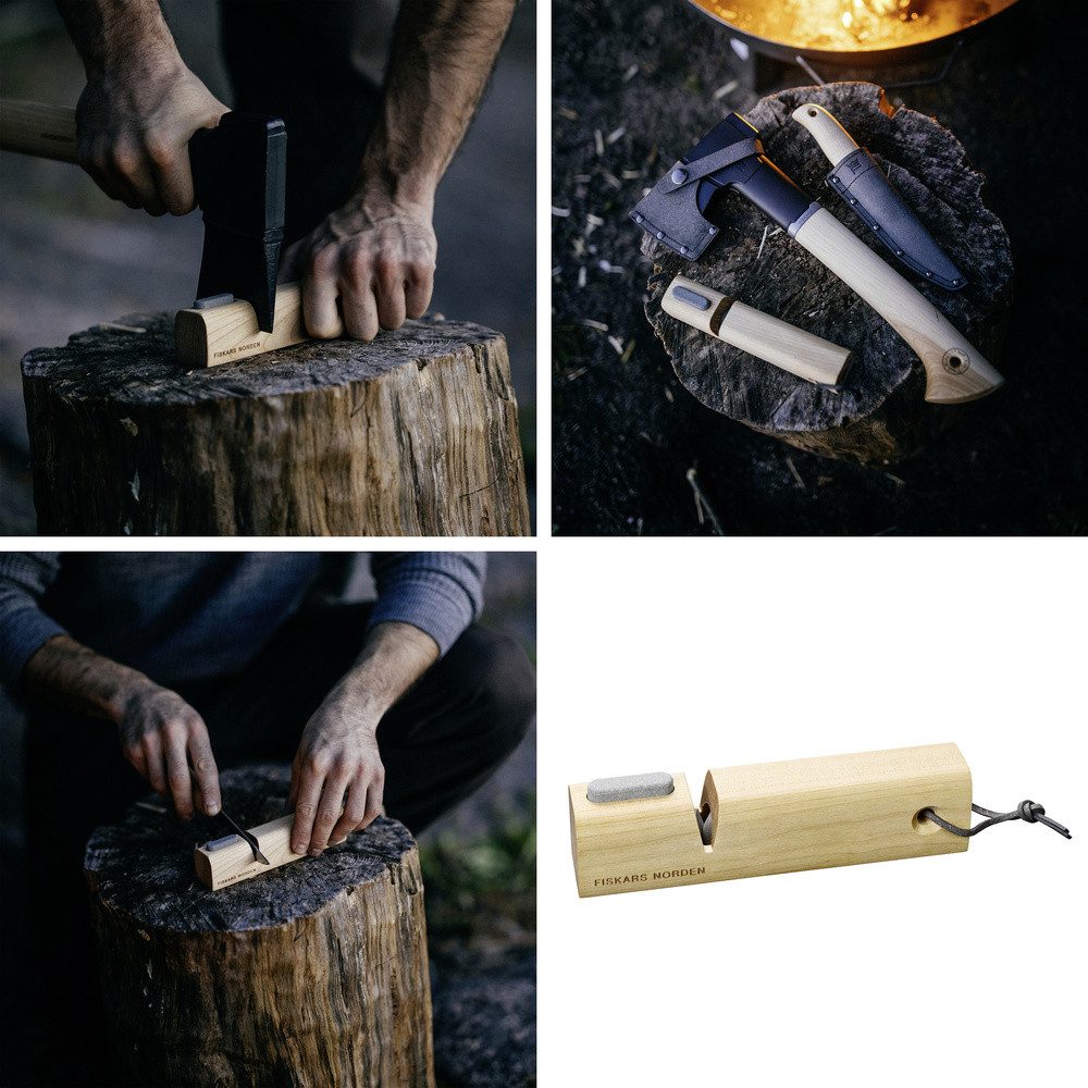 Fiskars Gartenpflege-Set Fiskars 1071898 Norden Axt- und Messerschärfer