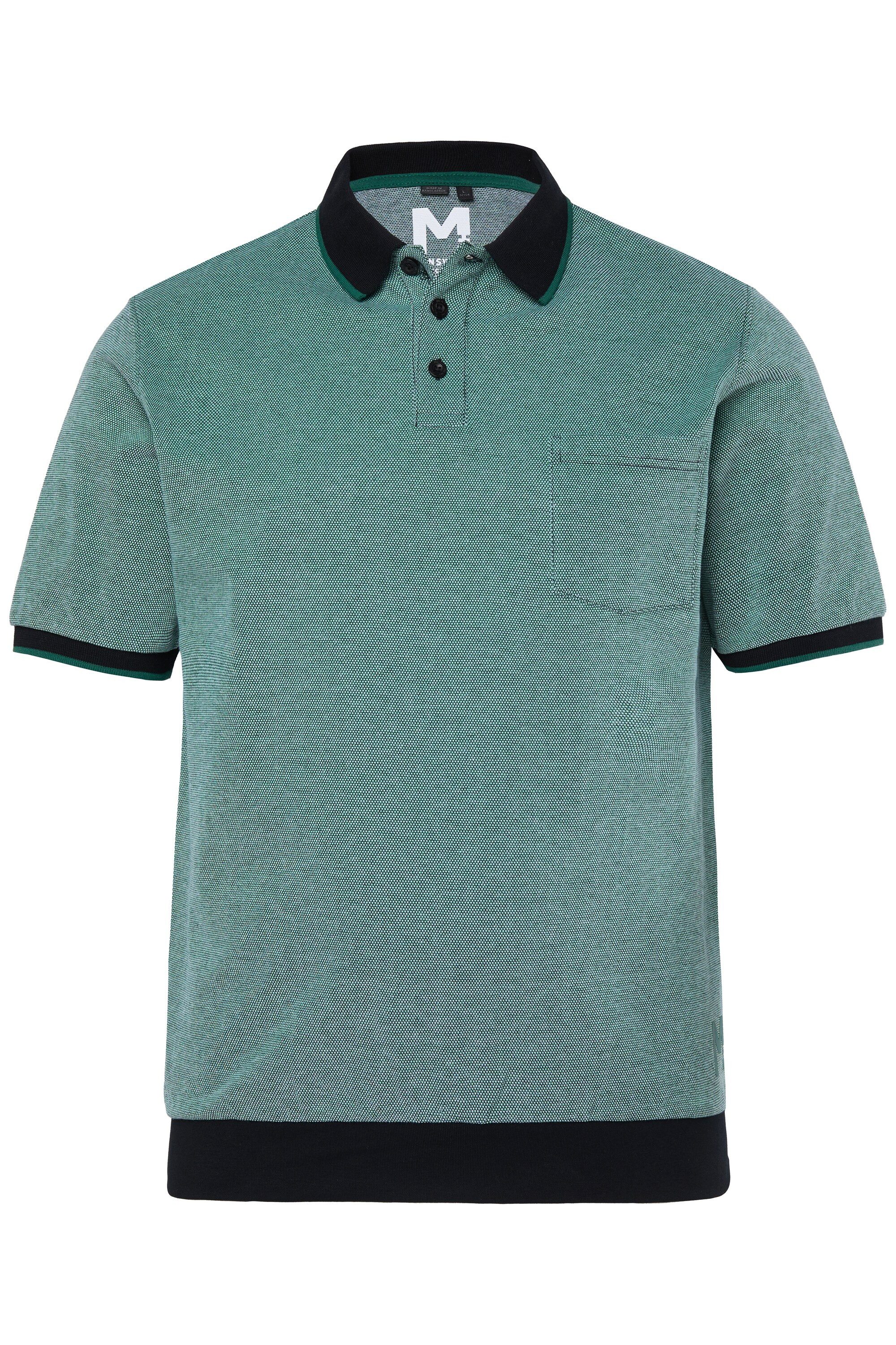 Poloshirt Poloshirt Halbarm Bauchfit Piqué