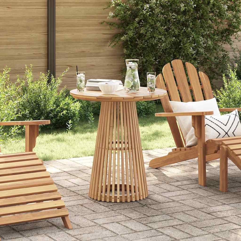 vidaXL Gartentisch Beistelltisch Braun 70 x 70 x 75 cm Massivholz (1-St)