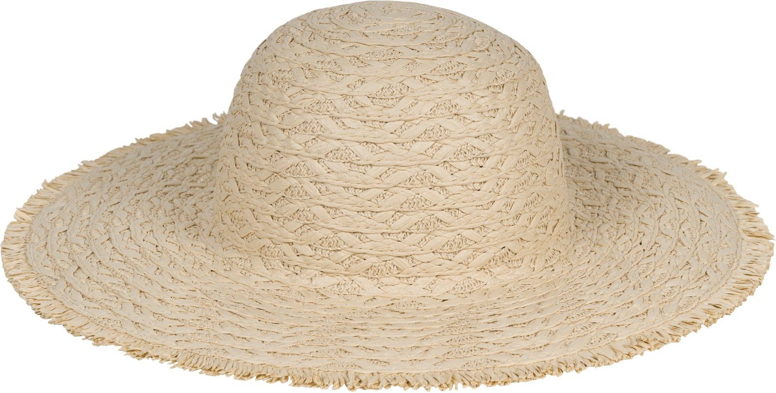 styleBREAKER Sonnenhut Papierstroh Sonnenhut Geflochten (1-St) günstig online kaufen
