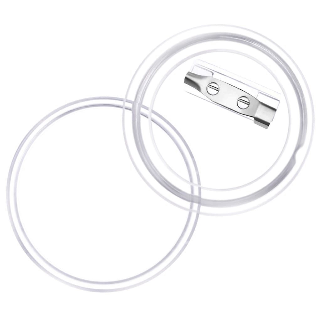 vidaXL Button Set Button-Set mit Anstecknadel 100 Stk. Acryl 37 mm