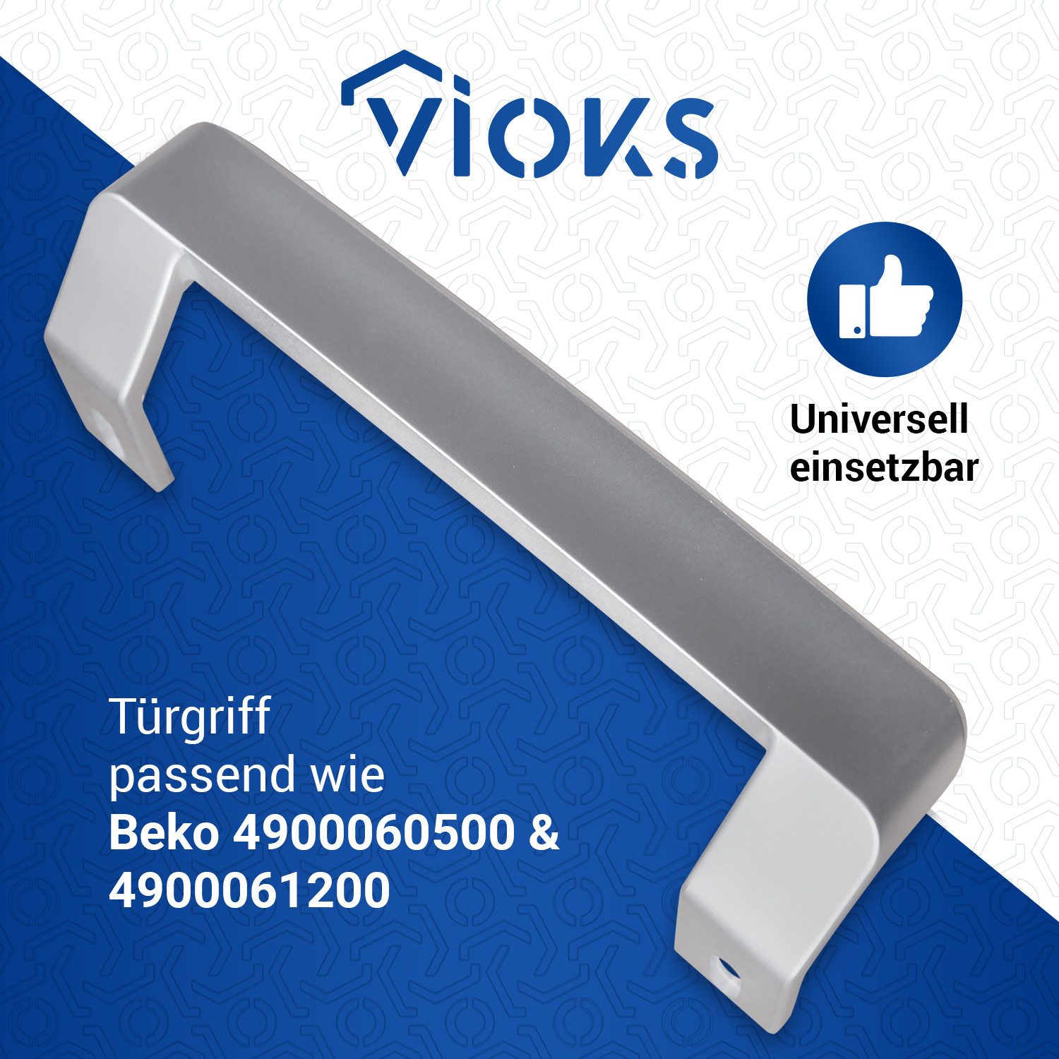 VIOKS Griff Türgriff Ersatz für Beko 4900061200 Handgriff, 260 mm für Kühls günstig online kaufen
