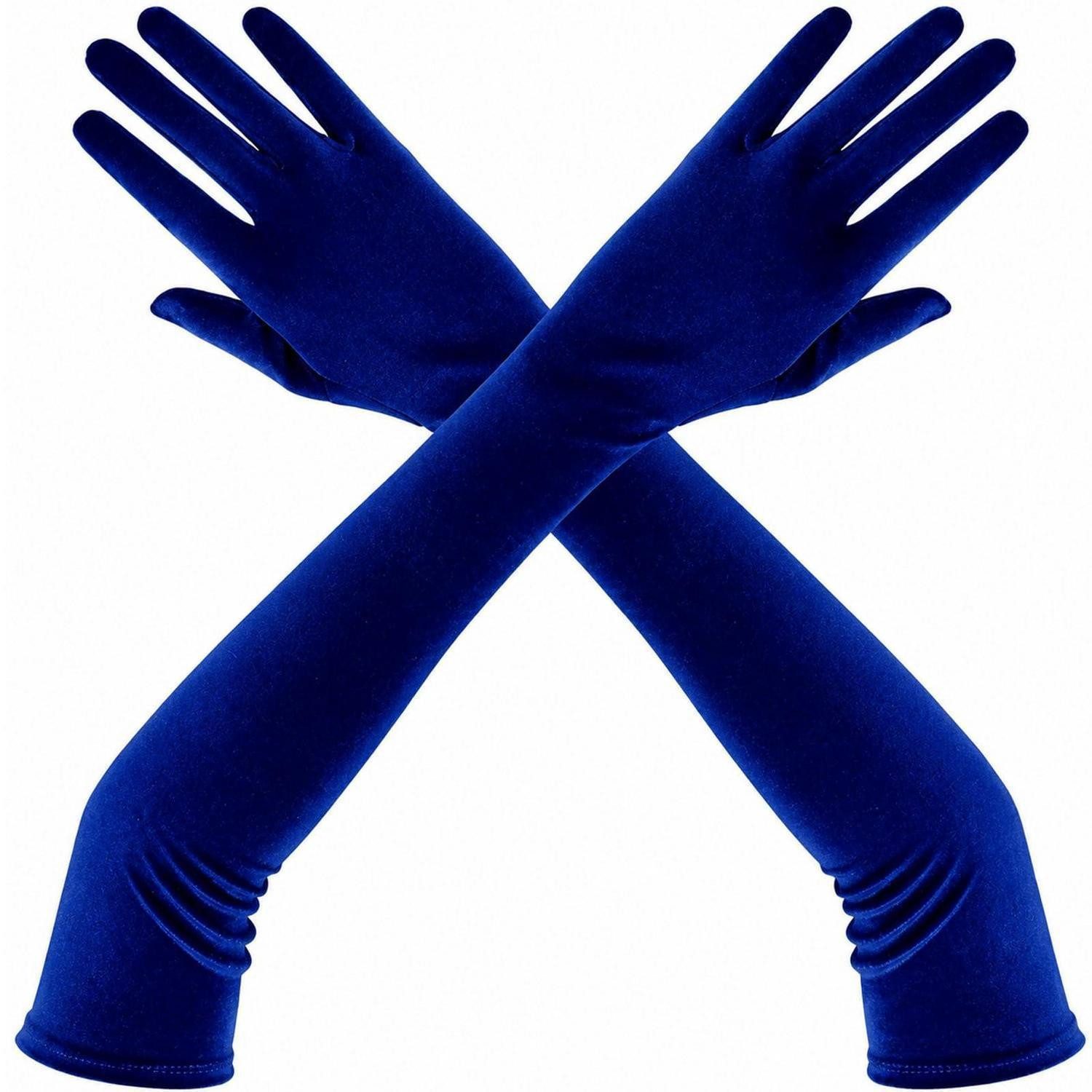 LuxusKollektion Kostüm Damen Handschuhe Samt 1920er Jahre