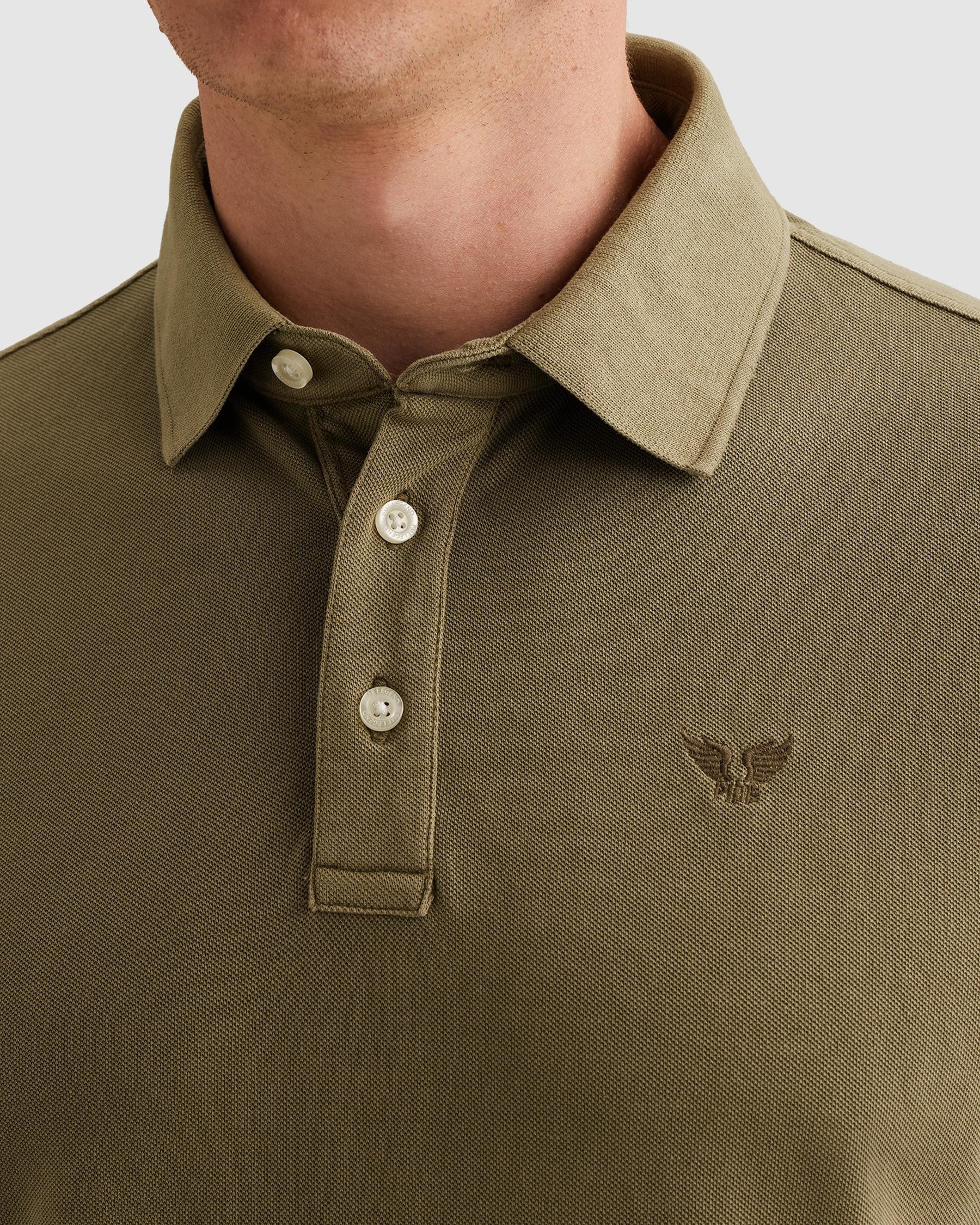 PME LEGEND Poloshirt Short sleeve polo pique garment dyed Piqué aus trageangenehmer Baumwolle