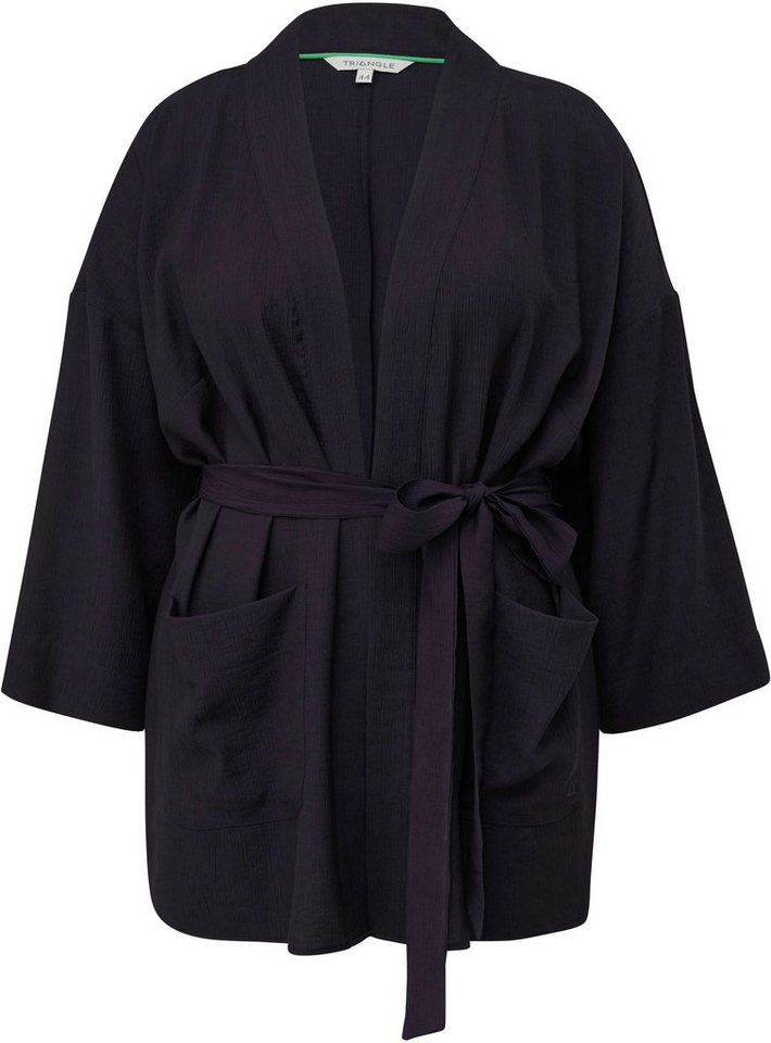TRIANGLE Cardigan im Kimono-Stil