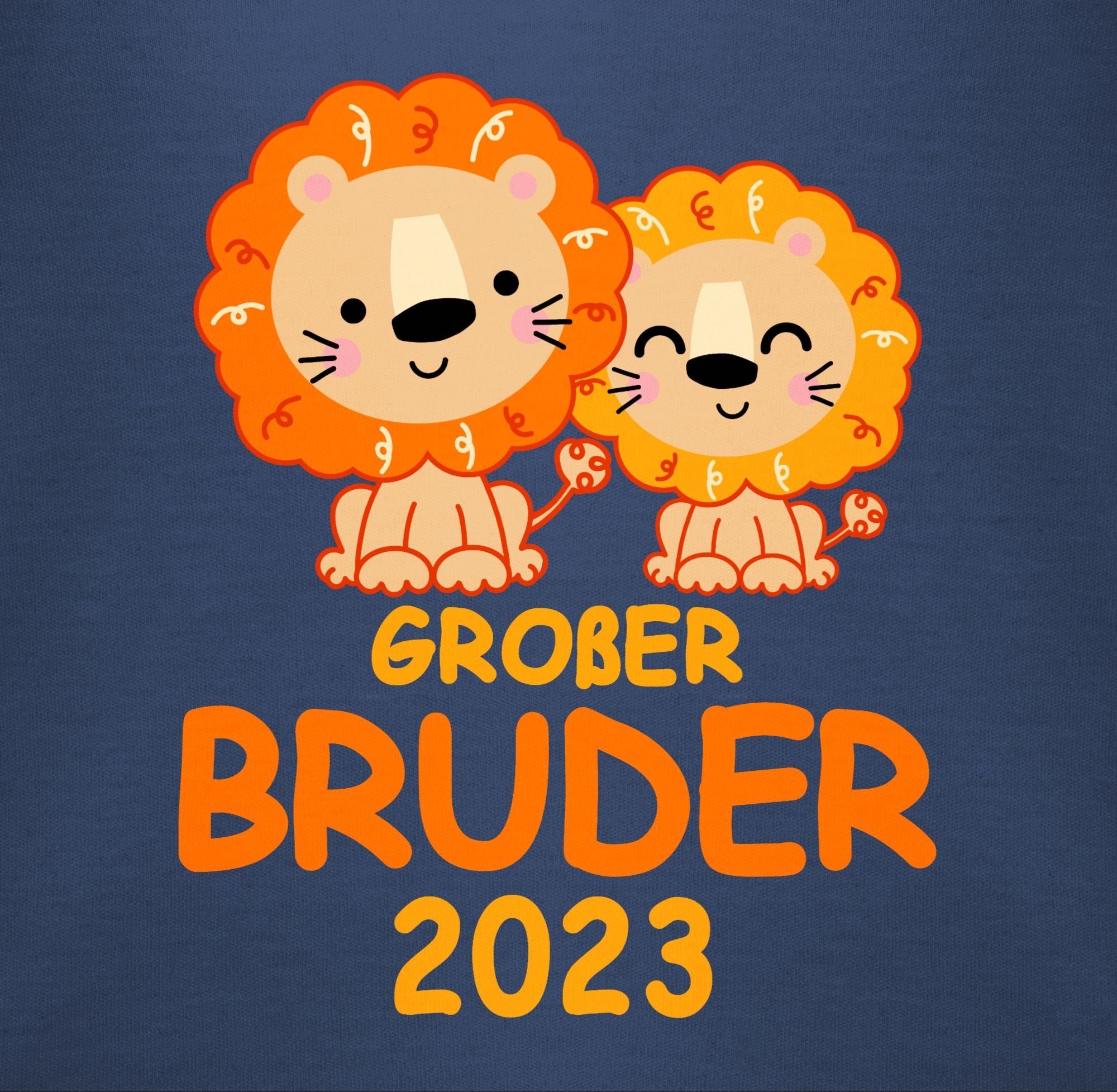 Großer Shirtracer Shirtbody 1 Blau 2023 mit Navy Großer Bruder Bruder Löwen