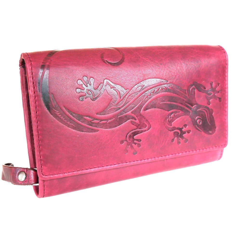 JOCKEY CLUB Geldbörse LA GECKO, 8 Kartenfächer mit RFID Schutz, 2 Scheinfächer, 1 Münzfach mit RV