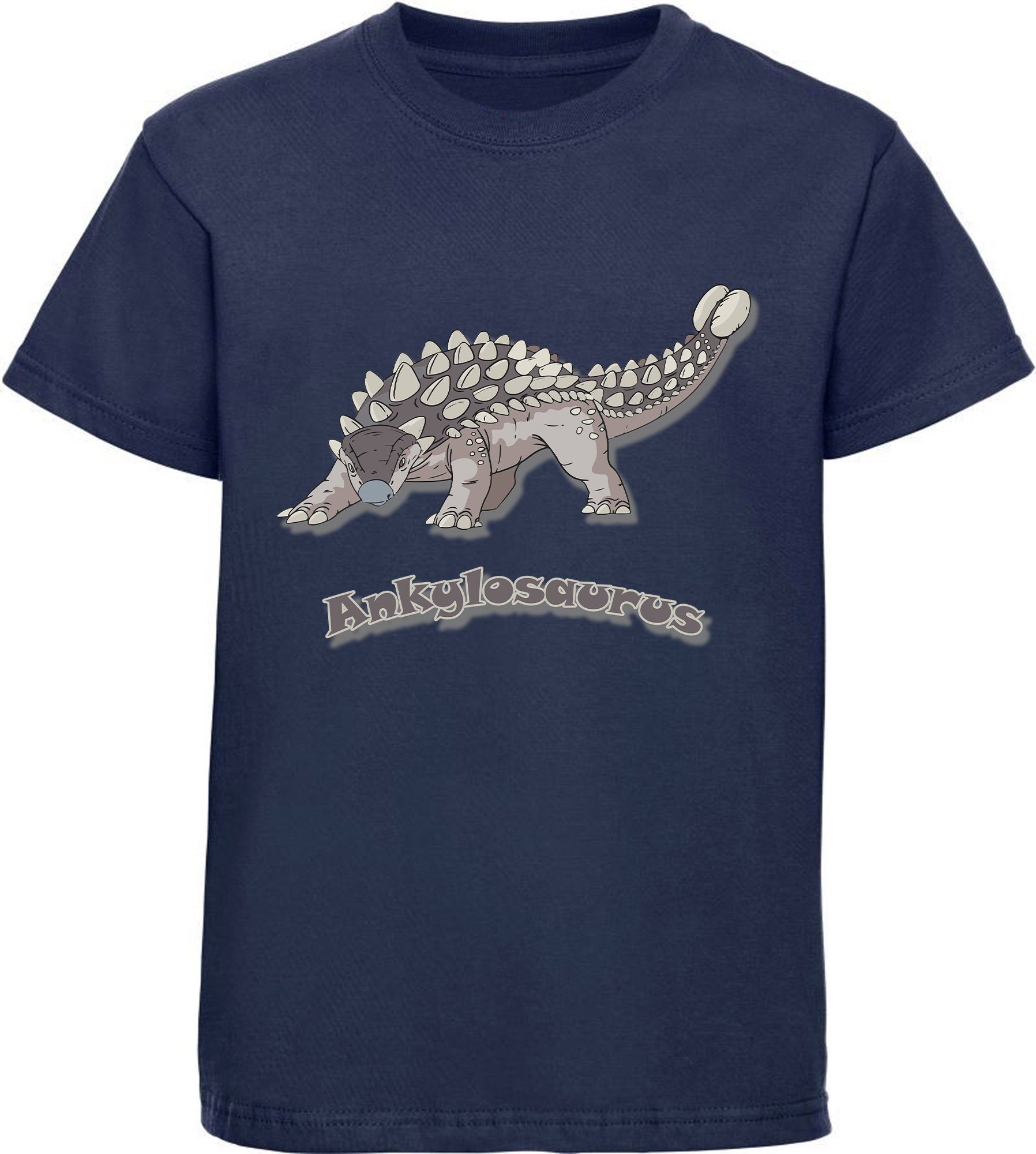 Print-Shirt bedrucktes Kinder T-Shirt mit Ankylosaurus