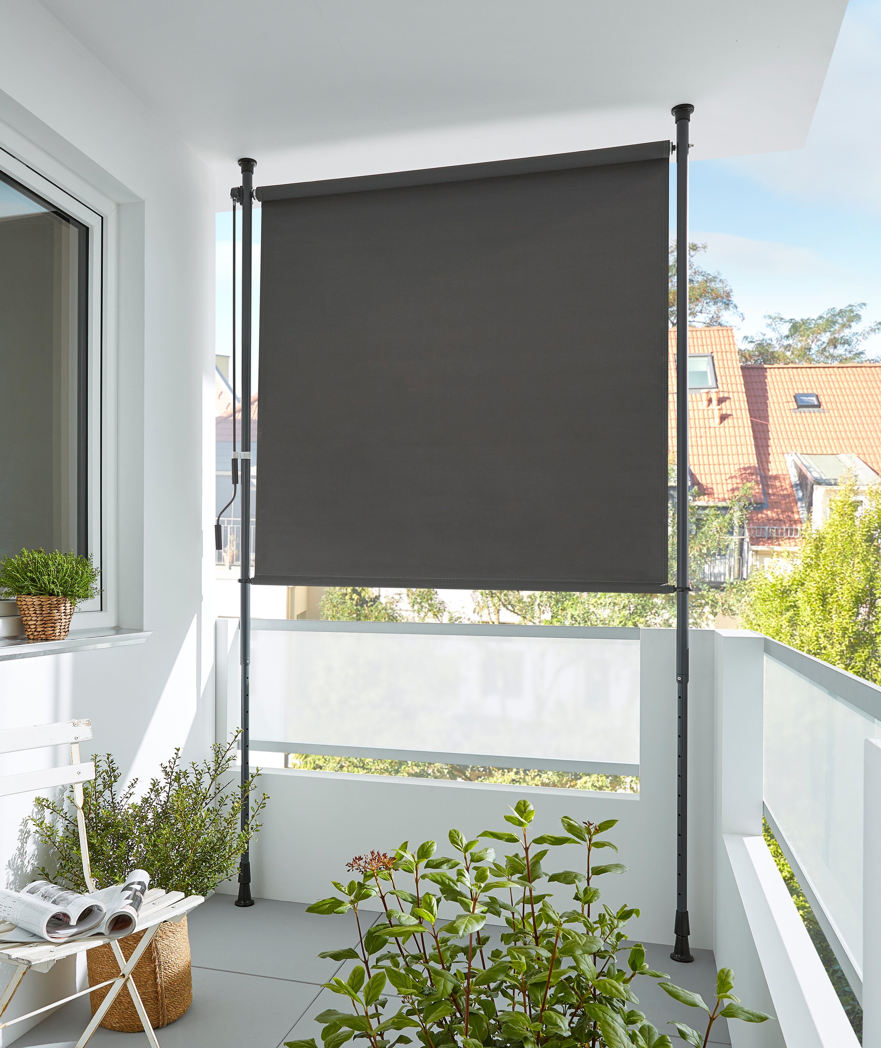 KONIFERA Senkrechtmarkise Klemmmarkise BxH: 150x225 cm, günstig online kaufen