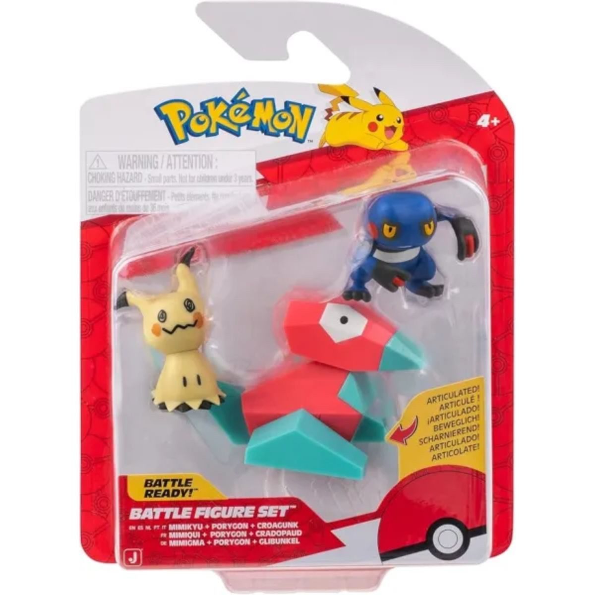 The Pokémon Company International Dekofigur Battle Figure Set C