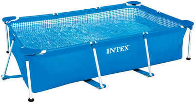 Intex Framepool Metal Frame Rectangular, BxLxH: 200x300x75 cm