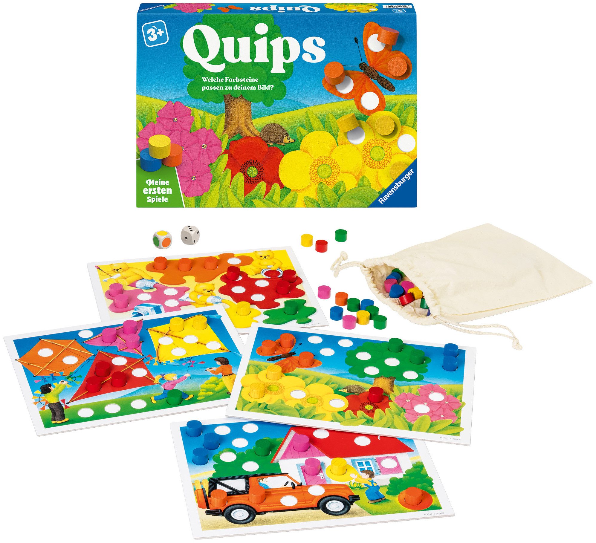 Ravensburger Spiel Quips, Kinderspiel, Made in Europe
